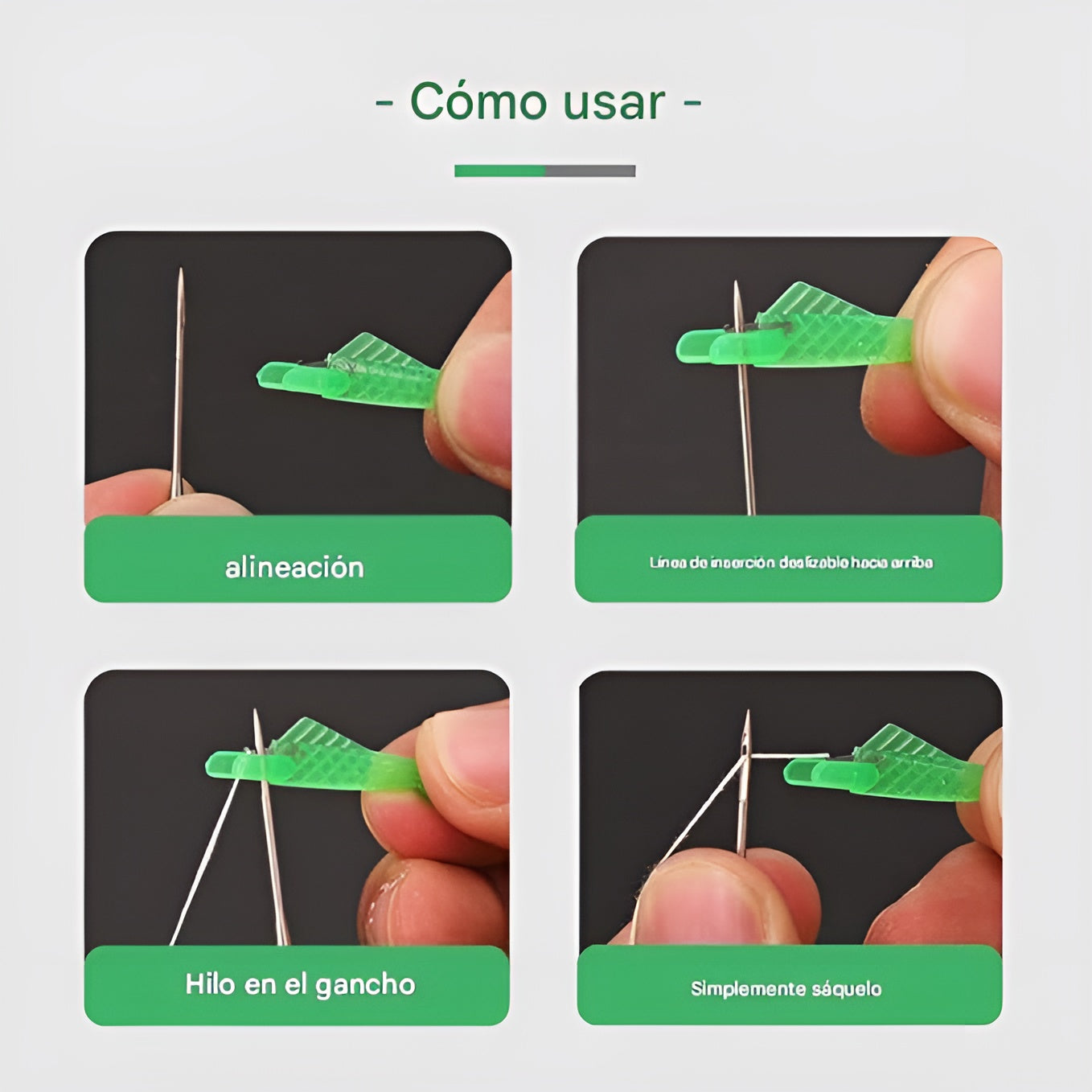 Enhebrador de agujas (5 unidades) – Tienda online NQLN Store Venezuela