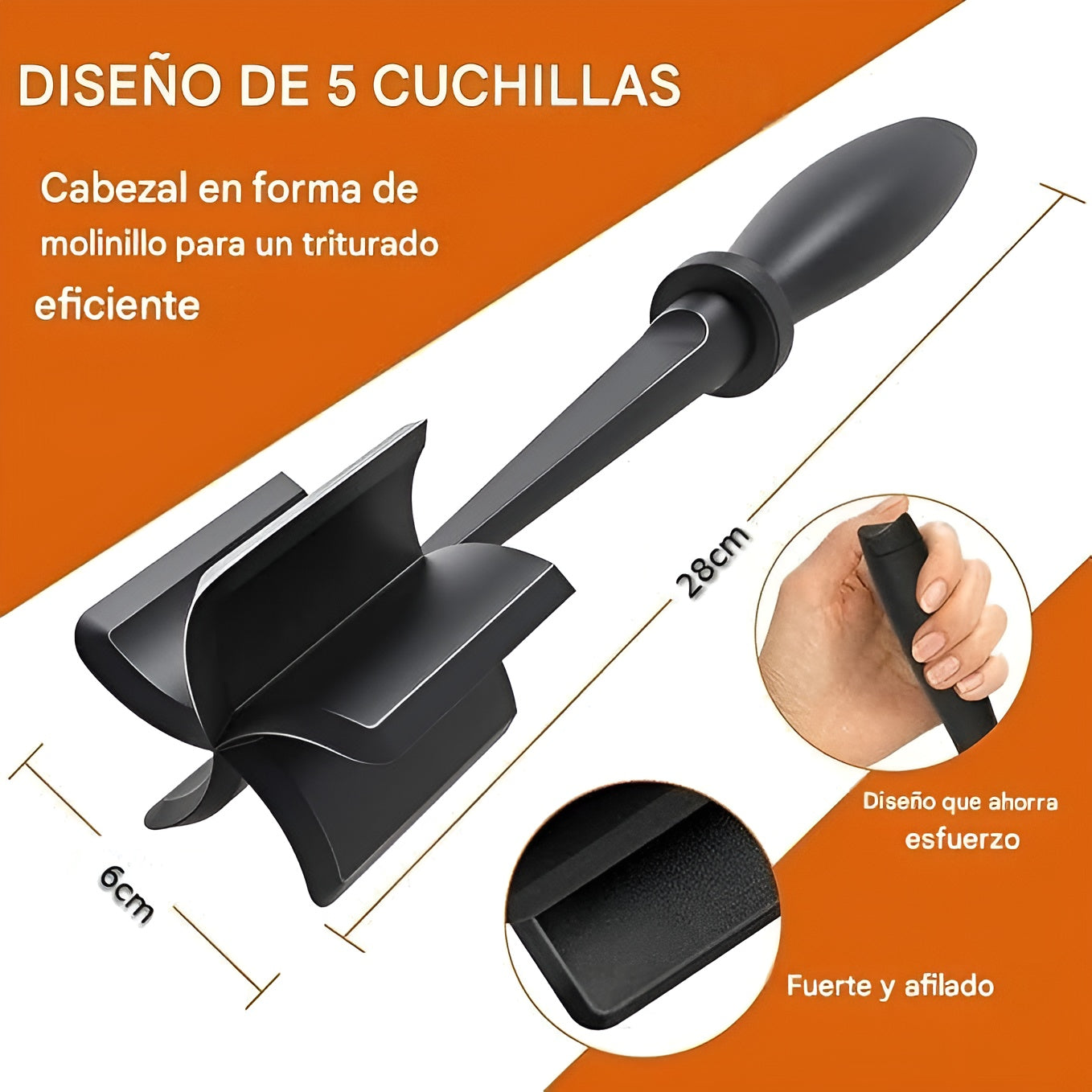 Paleta trituradora de alimentos – Al mejor precio en NQLN Store Caracas y Margarita