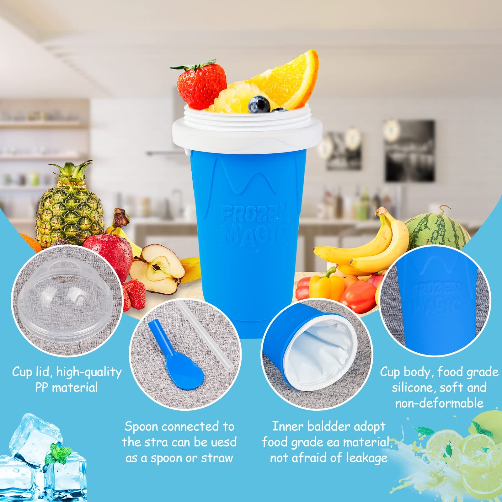 Vaso para hacer granizado manualmente – Comprar al mejor precio en NQLN Store Venezuela