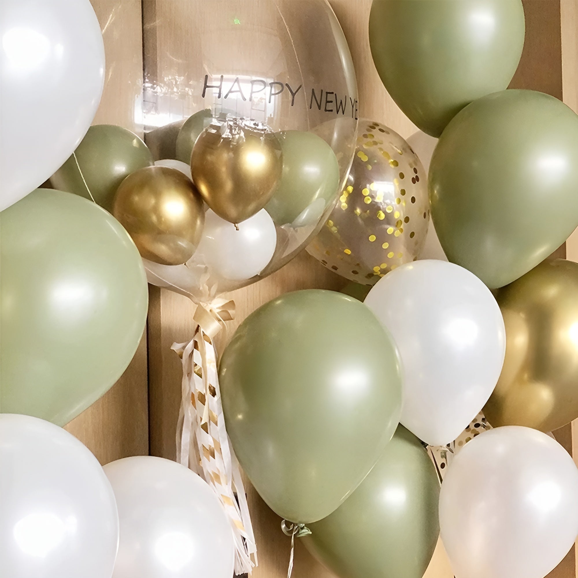 Kit de Globos Verdes y Dorados de 117 Piezas – Envío a toda Venezuela – NQLN Store