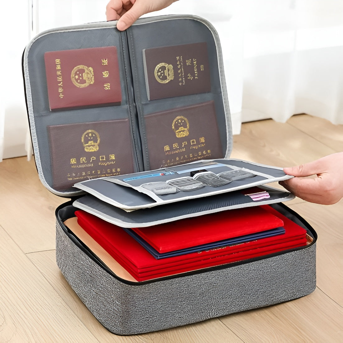 Bolso organizador de documentos con cerradura – Tienda online NQLN Store Venezuela