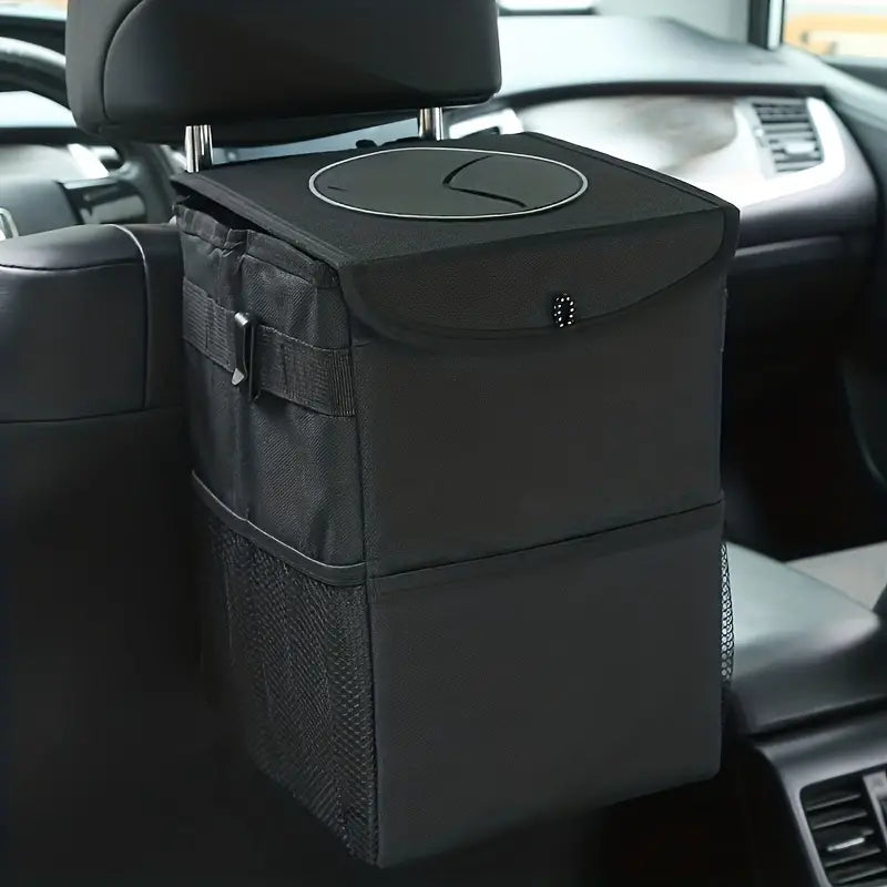 Papelera para carro – Vista de cerca del producto – NQLN Store