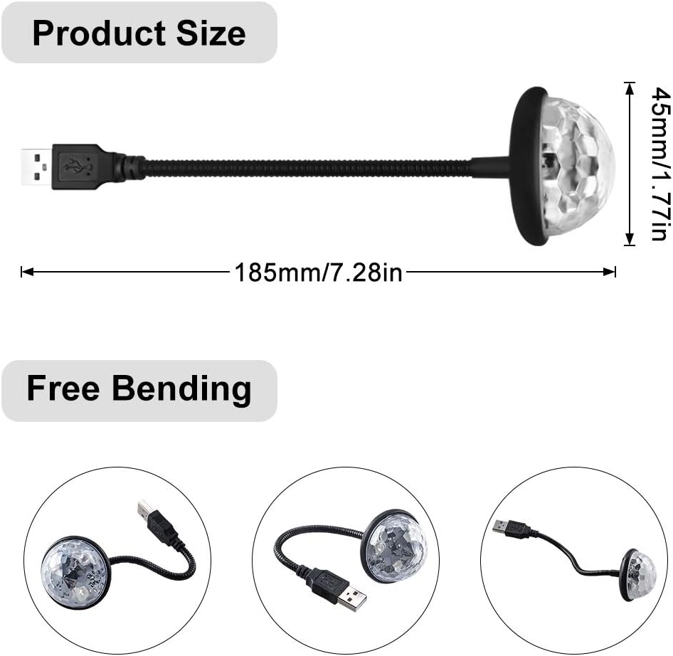 Lampara de Luz RGB – Vista detalle del producto – NQLN Store