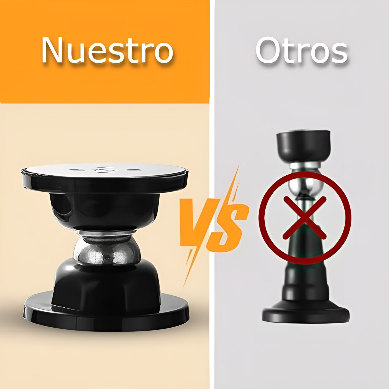 Tope magnético para puertas – Detalle de calidad y acabado – NQLN Store