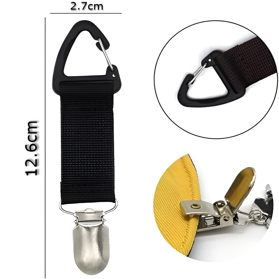 Clip elástico para accesorios de cartera – Detalle y presentación – NQLN Store Venezuela