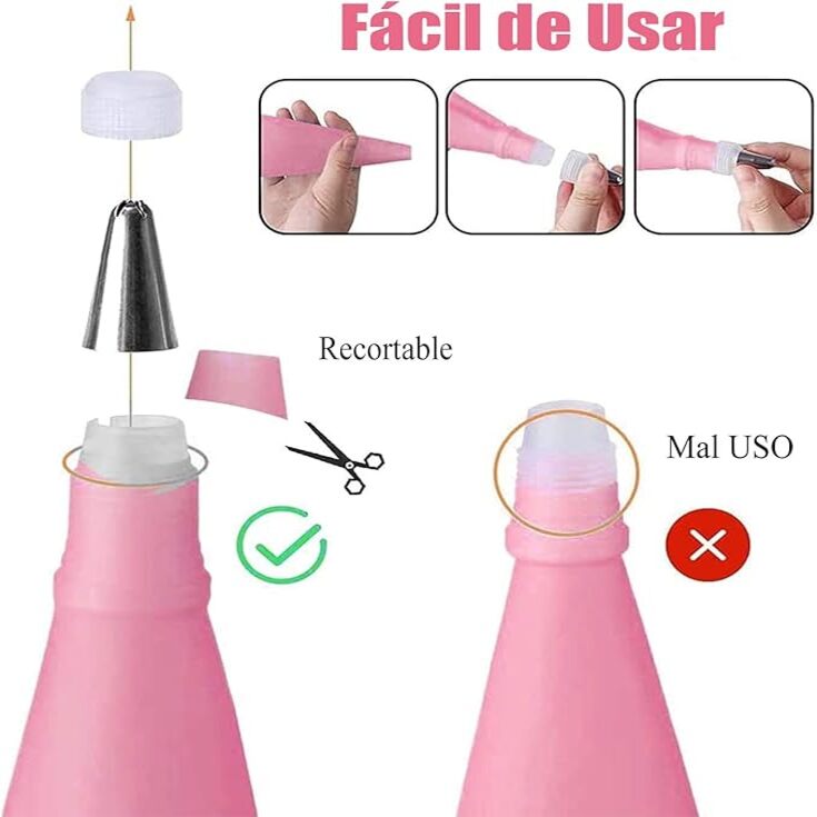 Boquillas Con Manga pastelera (38 piezas) – Envío a toda Venezuela – NQLN Store