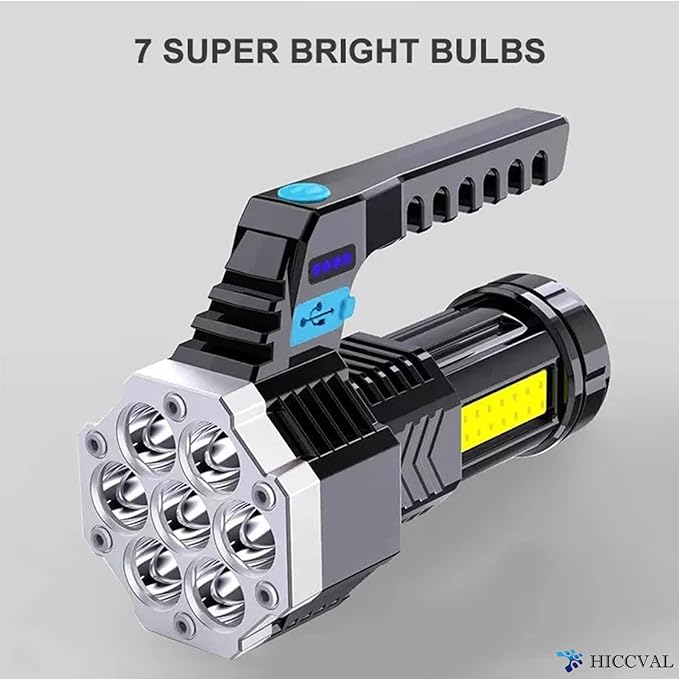 Linternas fuertes de 7 LED recargable por USB – Envío a toda Venezuela – NQLN Store