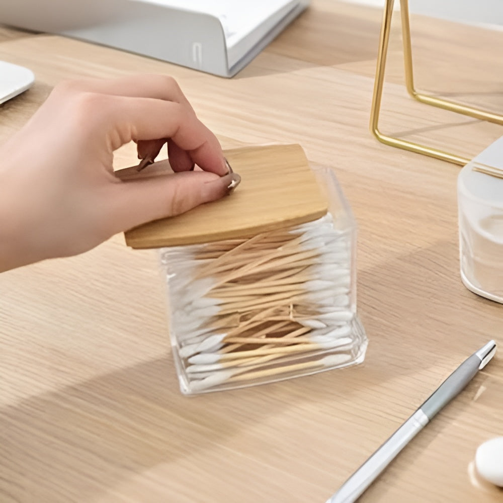 Dispensador envase para hisopos – Disponible en Caracas y Margarita – NQLN Store