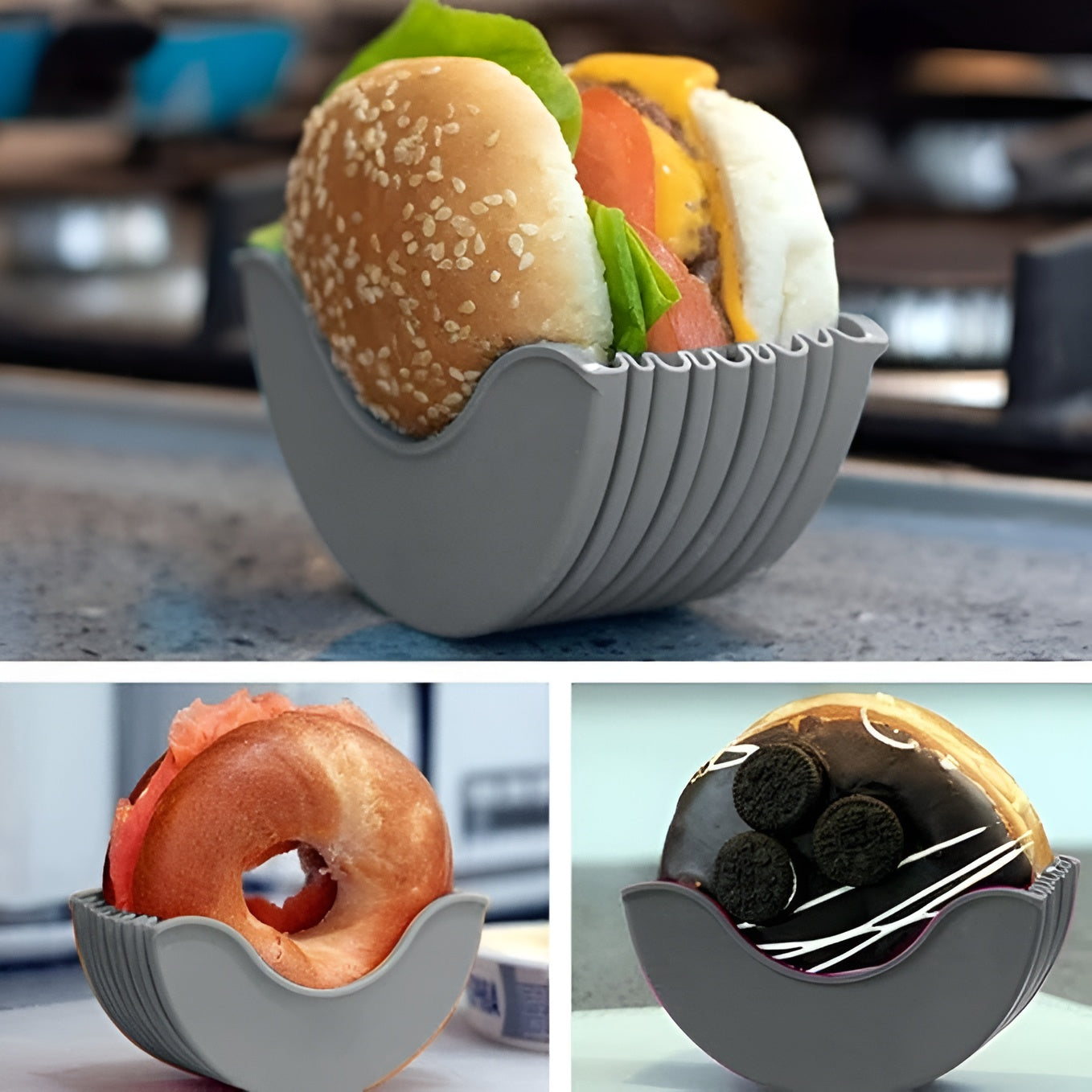 Soportes retráctiles de silicona para hamburguesas – Comprar en Caracas, Margarita y toda Venezuela – NQLN Store