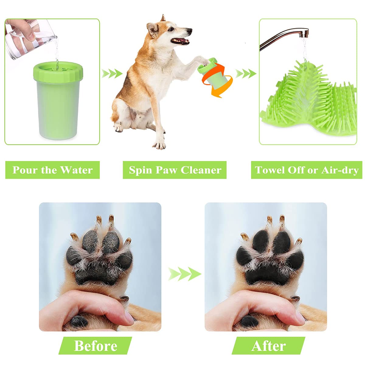 Envase para limpieza de las patas de perro – Tienda online NQLN Store Venezuela