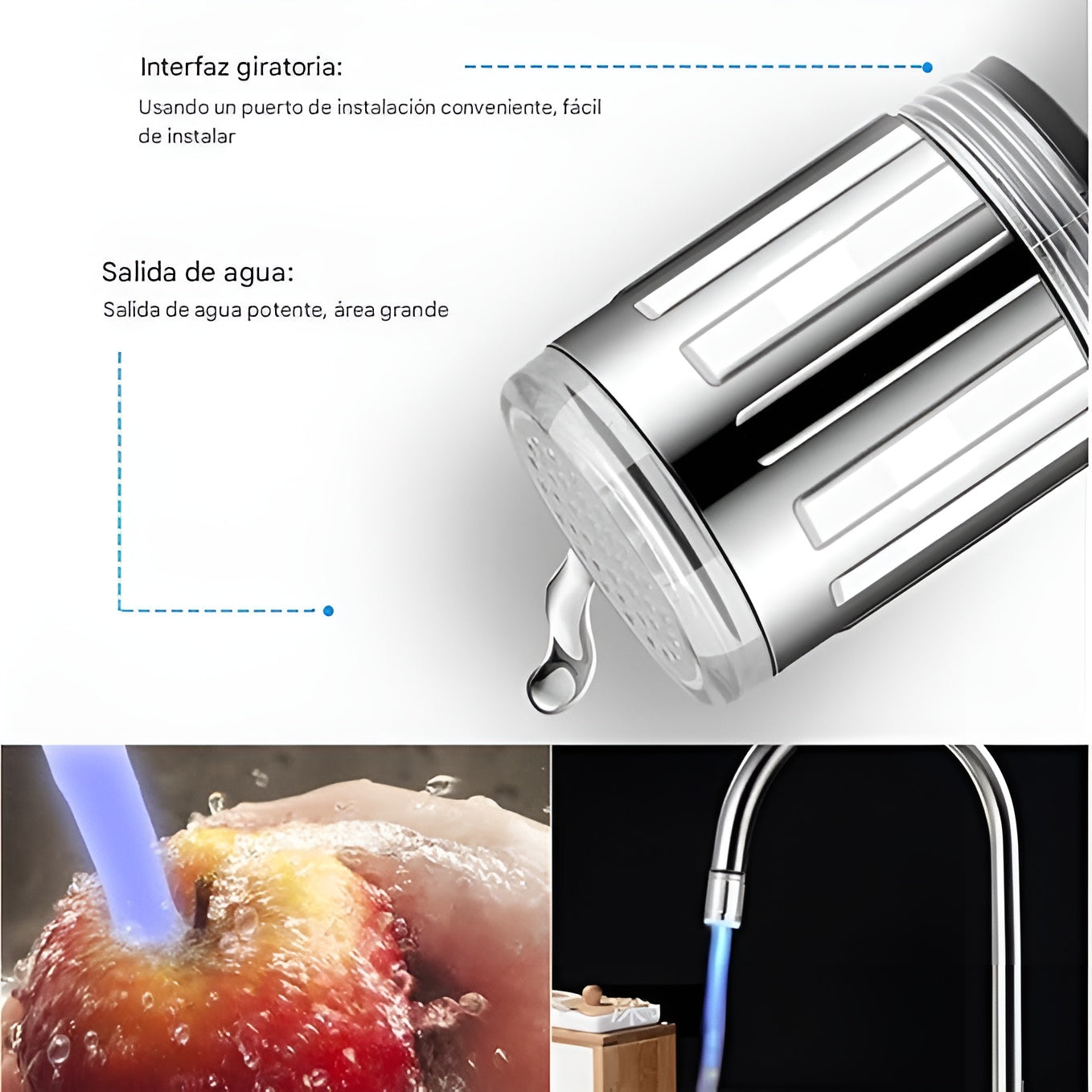 Sensor Led de temperatura para grifo de agua – Envío a toda Venezuela – NQLN Store