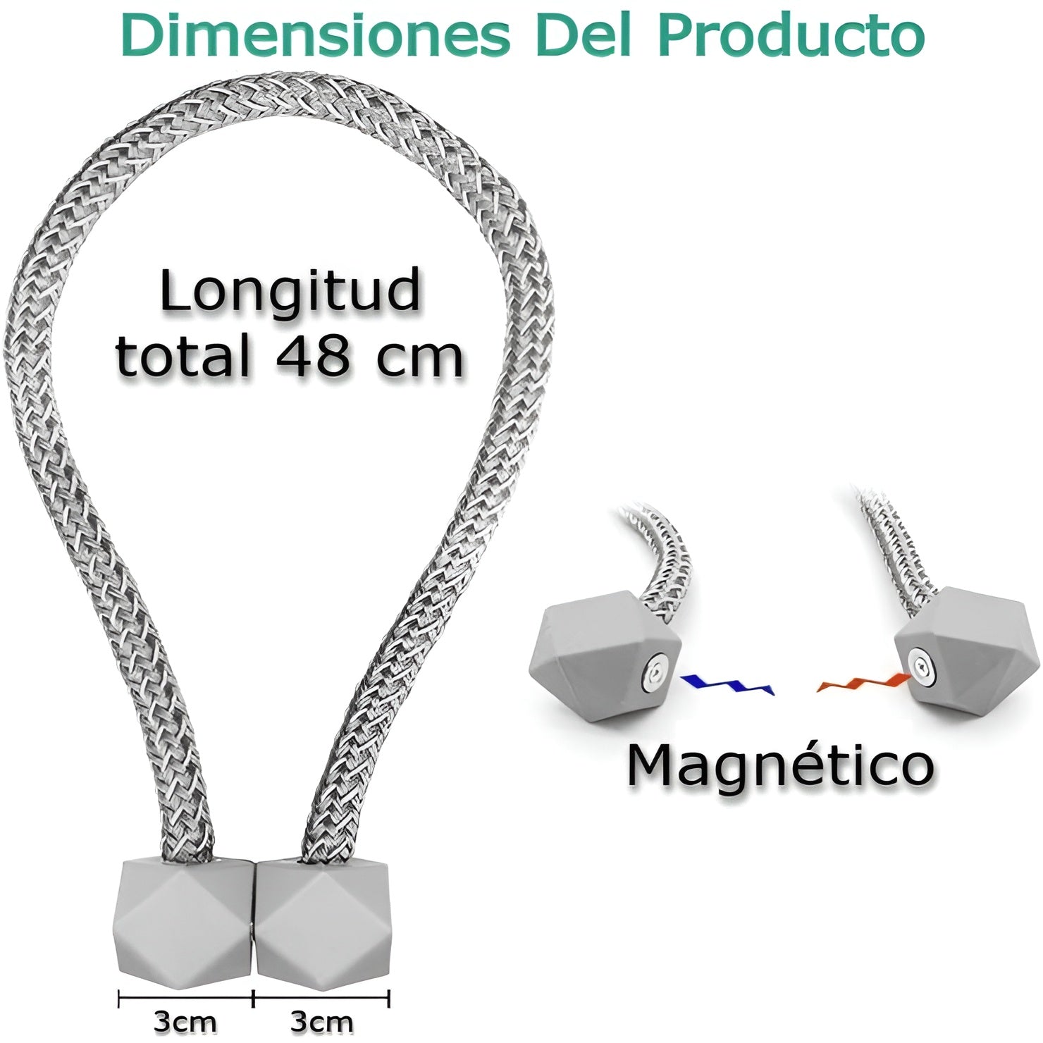 Agarre magnéticos para cortinas (Pack de 2) – Presentación del producto – Comprar en NQLN Store