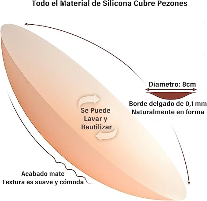 Cubre pezones de silicona (Pack de 2) – Comprar al mejor precio en NQLN Store Venezuela