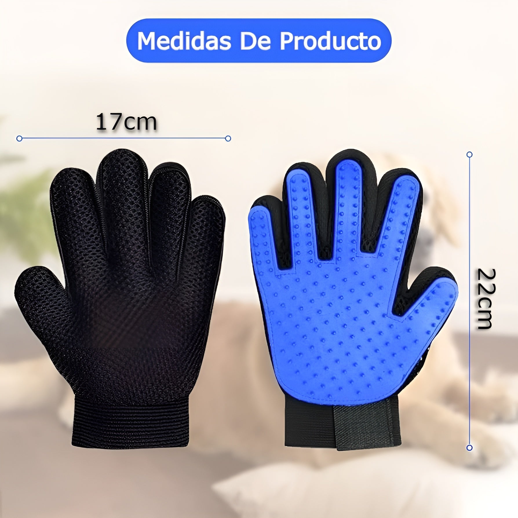 Guante quita pelusa para mascotas – Al mejor precio en NQLN Store Caracas y Margarita