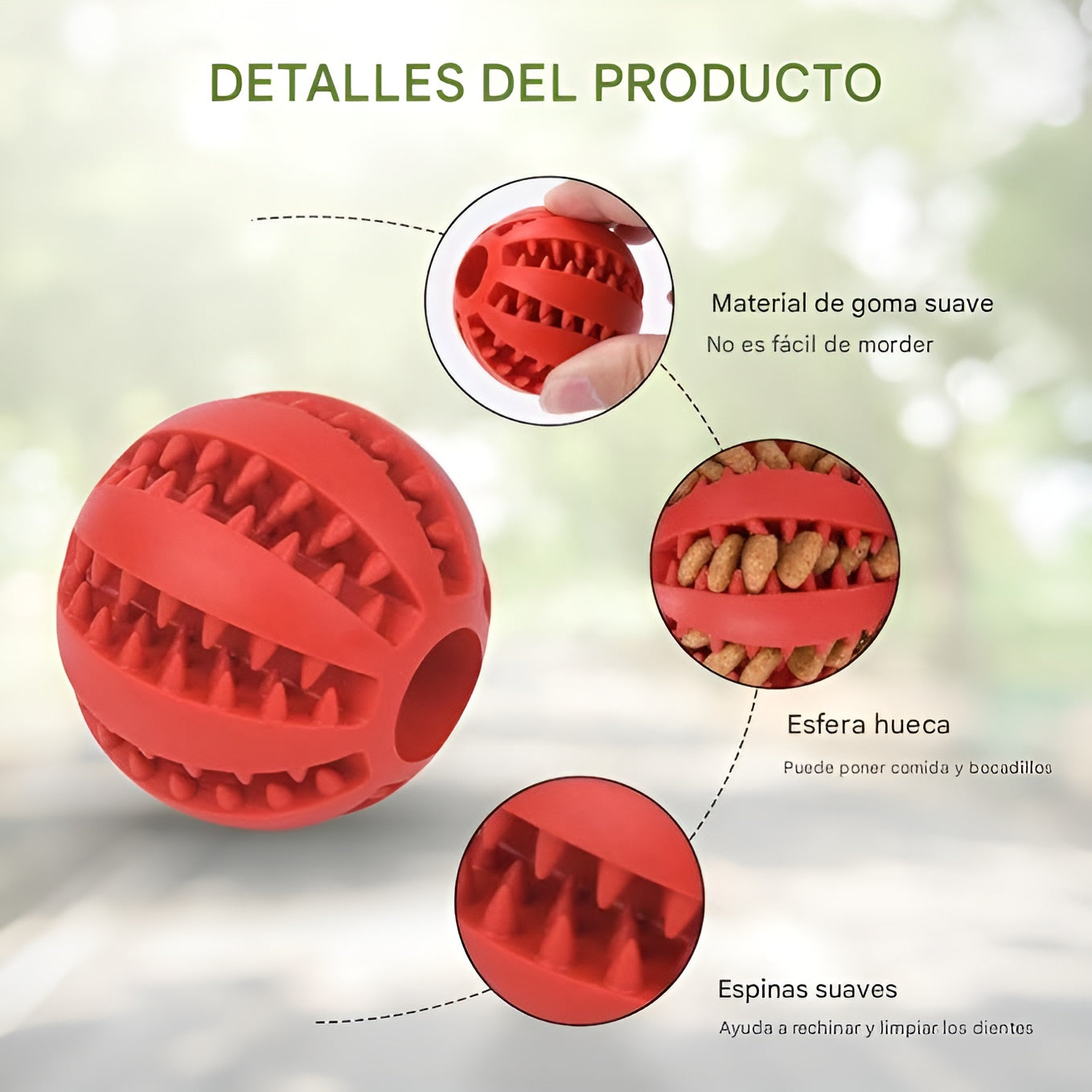 Pelota interactiva para alimentos mascota – Envío a toda Venezuela – NQLN Store