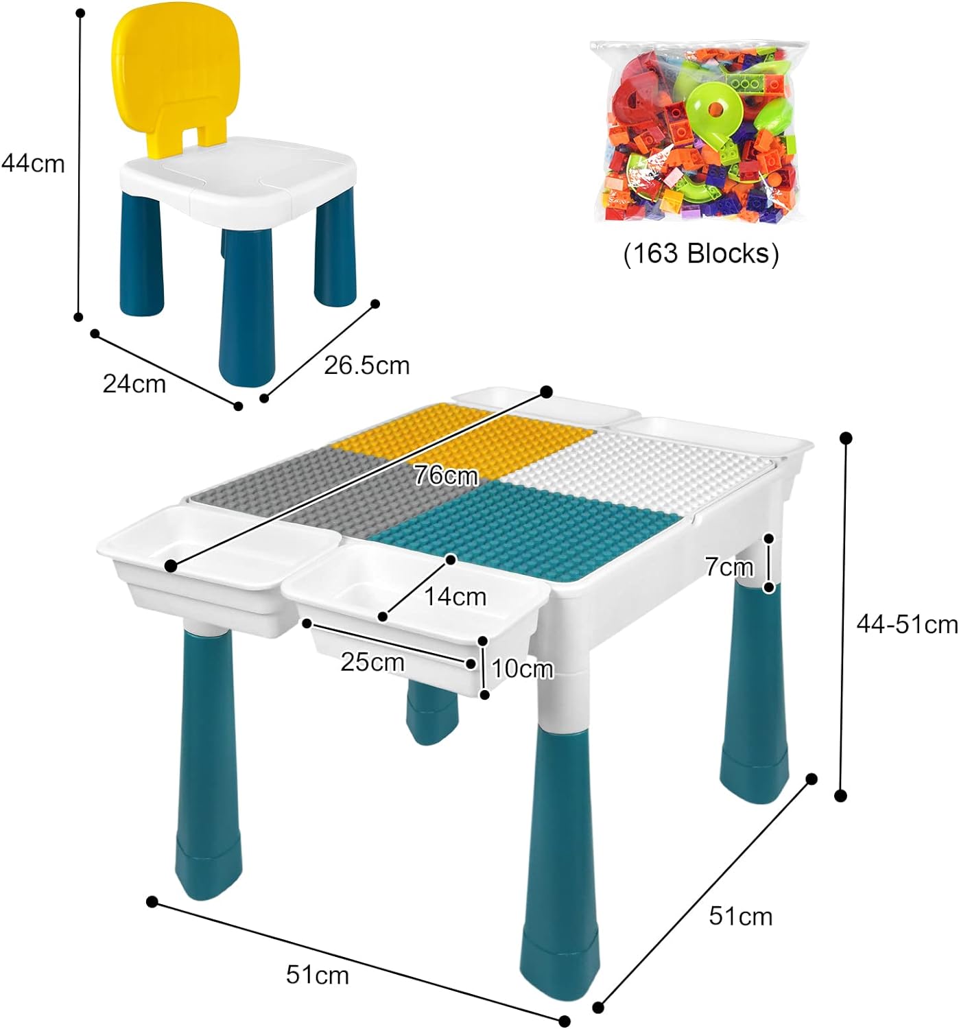 Mesa y silla multifuncional para ninos – Comprar al mejor precio en NQLN Store Venezuela