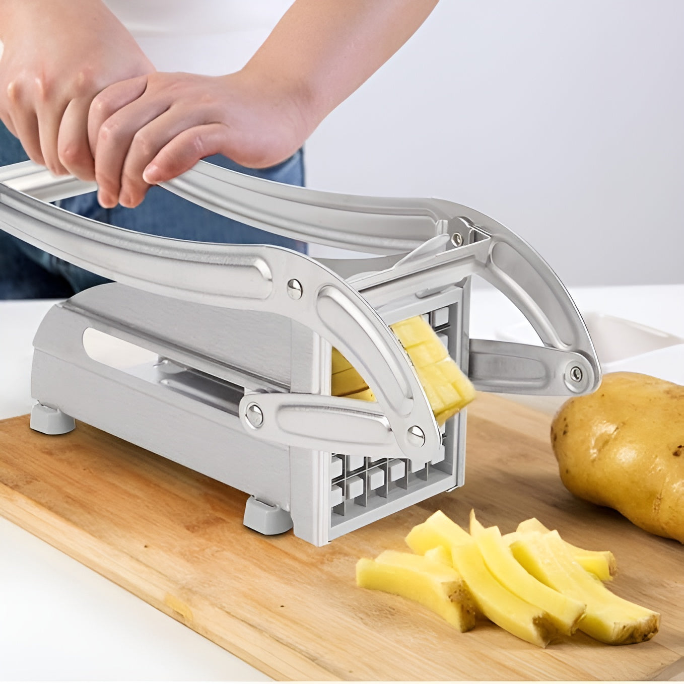 Cortador de Papas de 1 Pieza – Vista adicional – Disponible en NQLN Store Venezuela