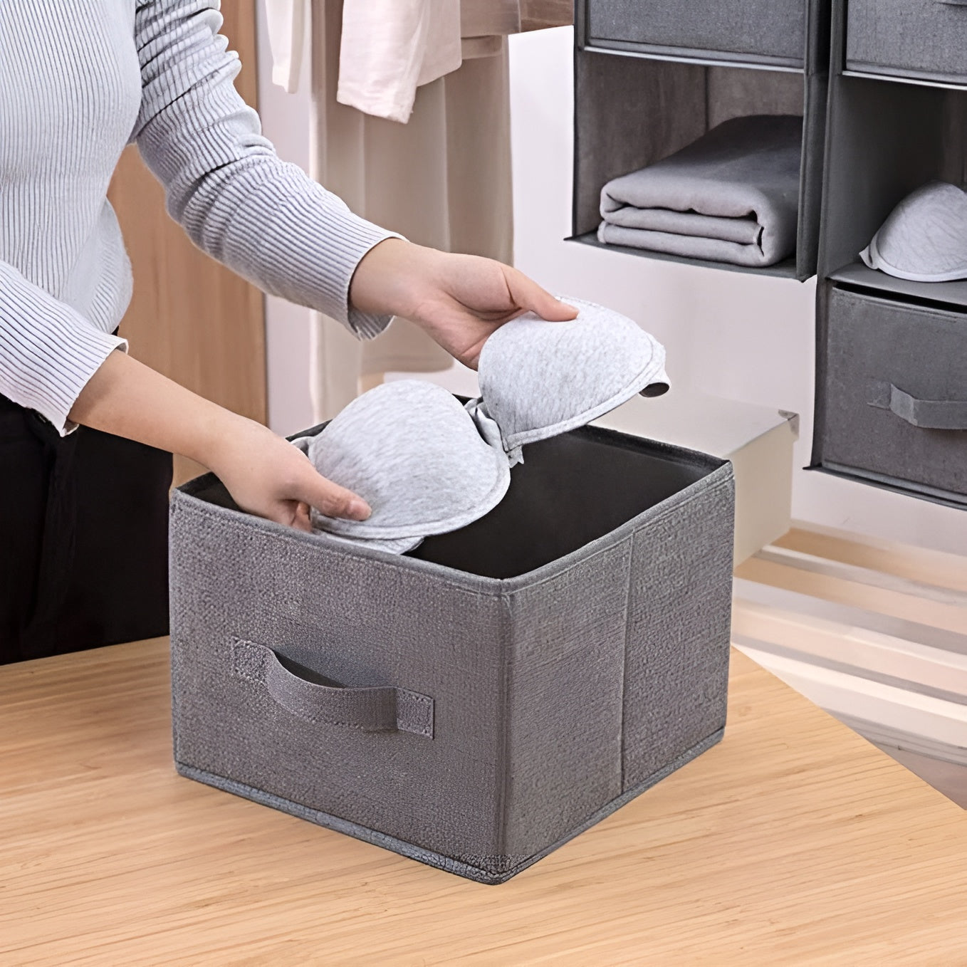 Organizador con cajones colgantes para closet 3 niveles – Envío a toda Venezuela – NQLN Store