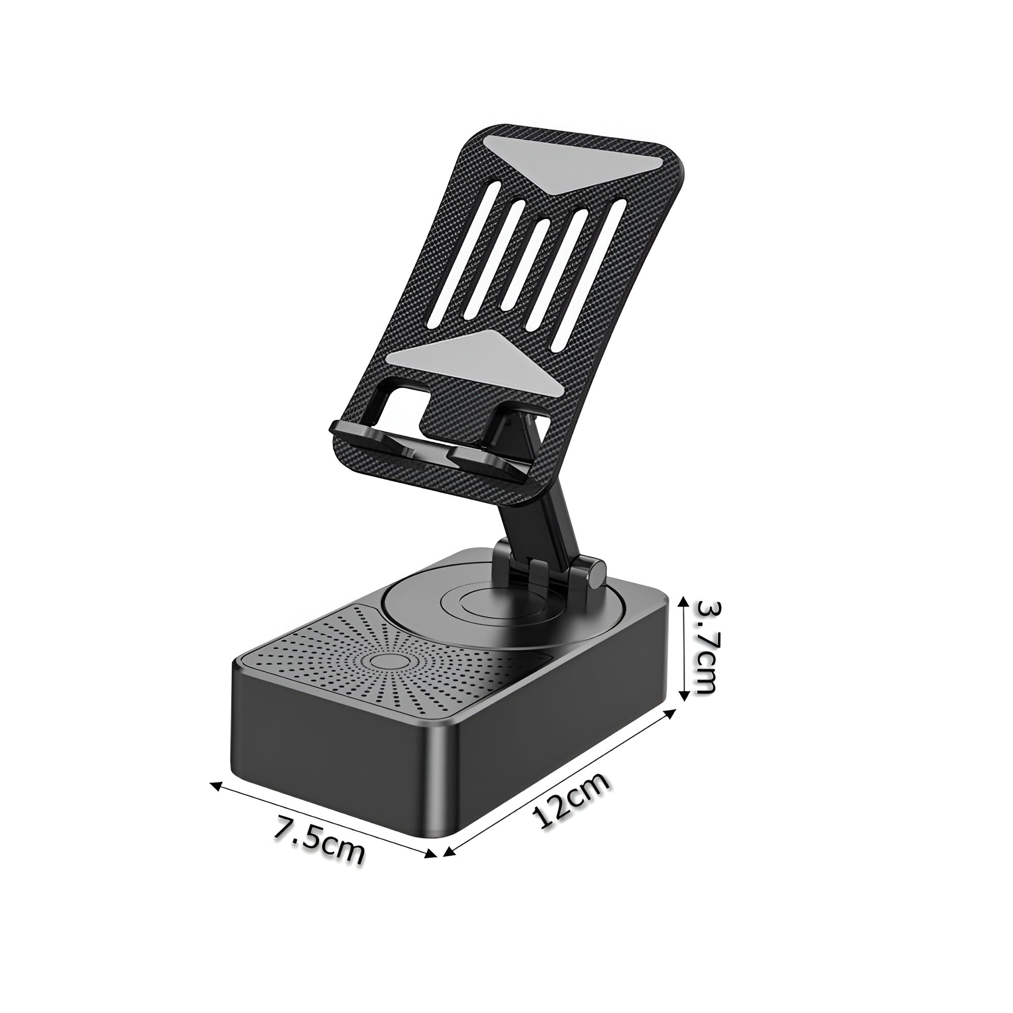 Soporte de teléfono Con Altavoces y rotación de 360° – Vista detalle del producto – NQLN Store