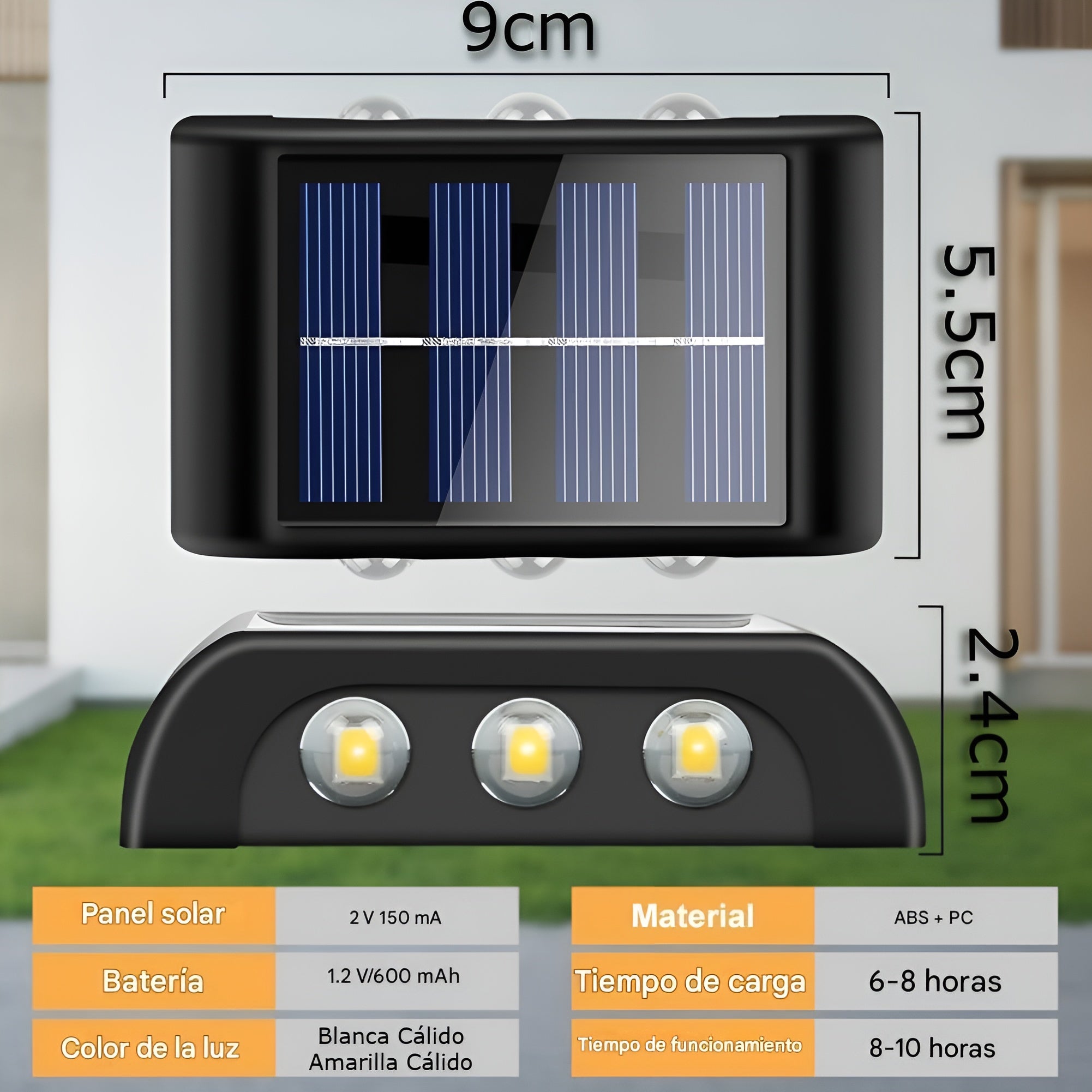 Lampara de Pared LED al Aire Libre(pack de 2) – Presentación del producto – Comprar en NQLN Store