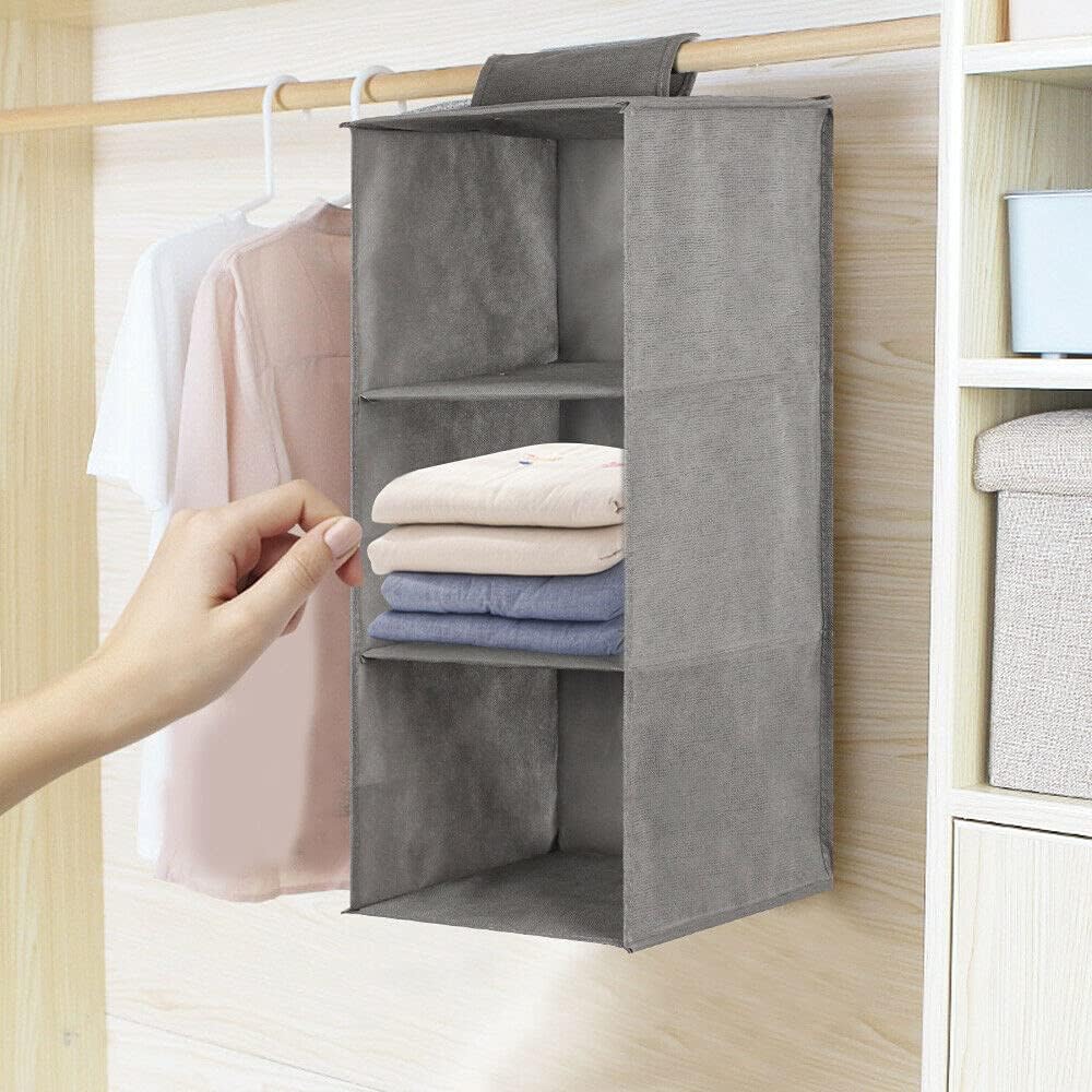 Organizador con cajones colgantes para closet 3 niveles – Vista adicional – Disponible en NQLN Store Venezuela