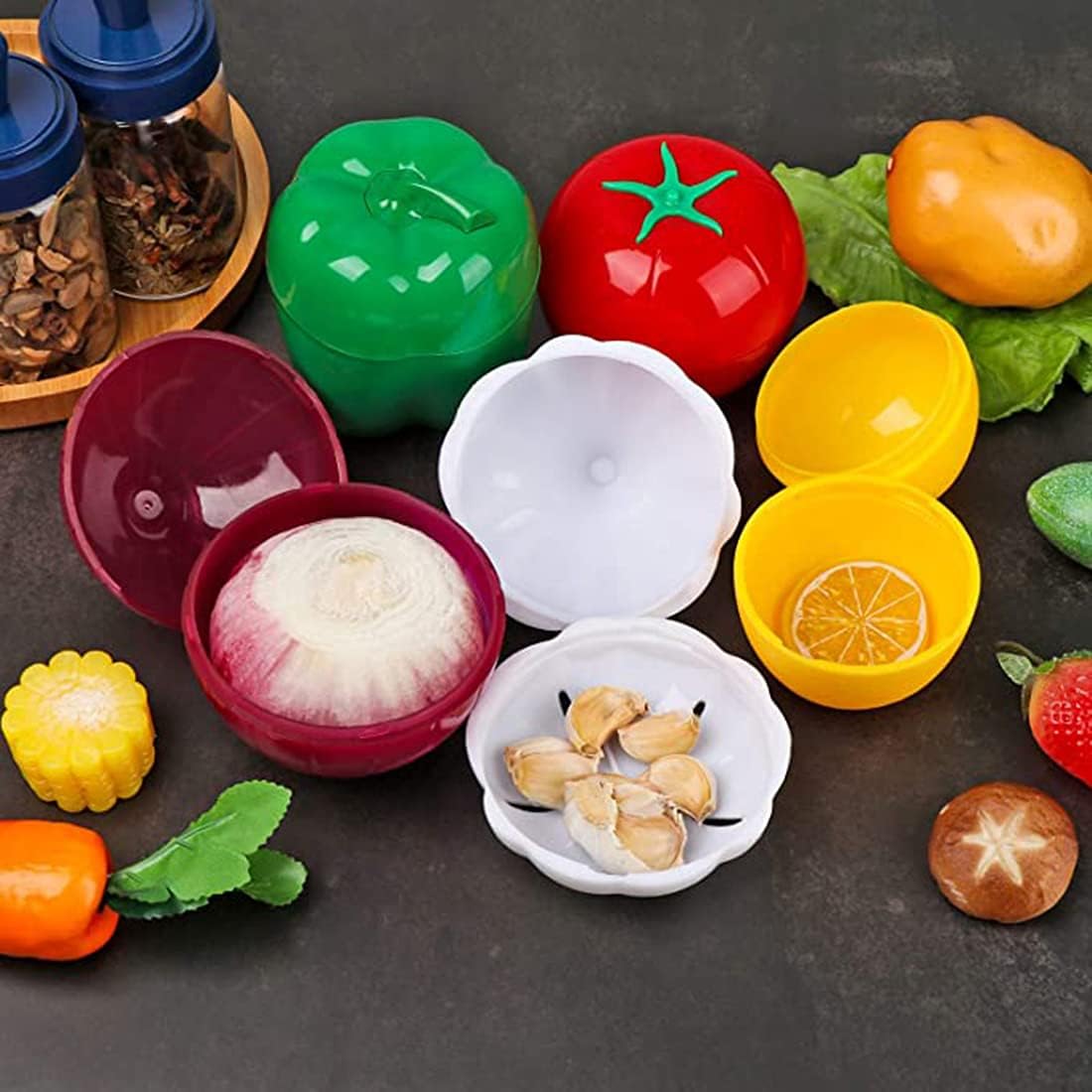 Recipientes en forma de alimentos – Detalle y presentación – NQLN Store Venezuela