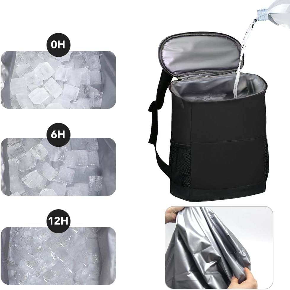 Bolso térmico tipo cava aislante morral para hielo – Vista adicional – Disponible en NQLN Store Venezuela