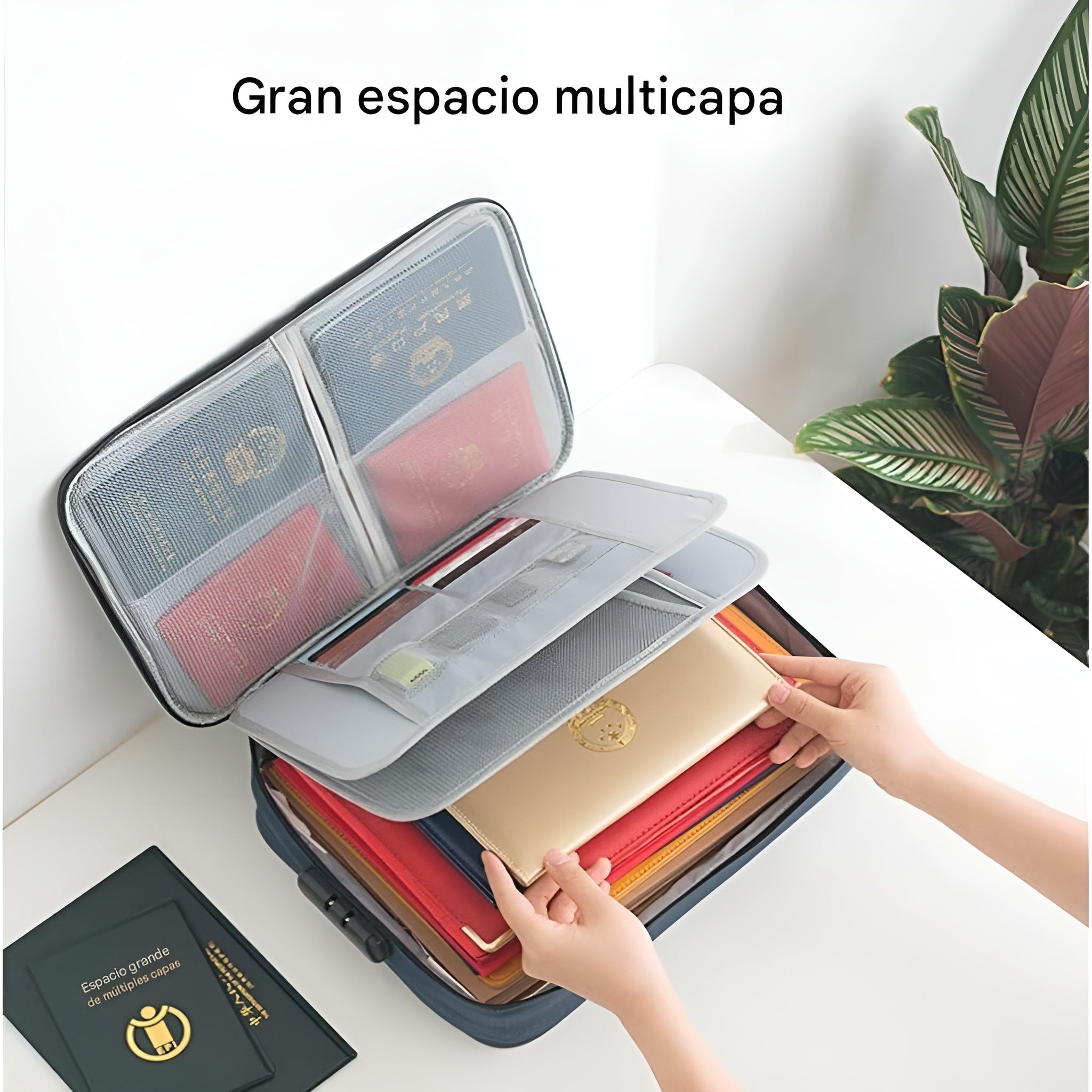 Bolso organizador de documentos con cerradura – Tienda online NQLN Store Venezuela