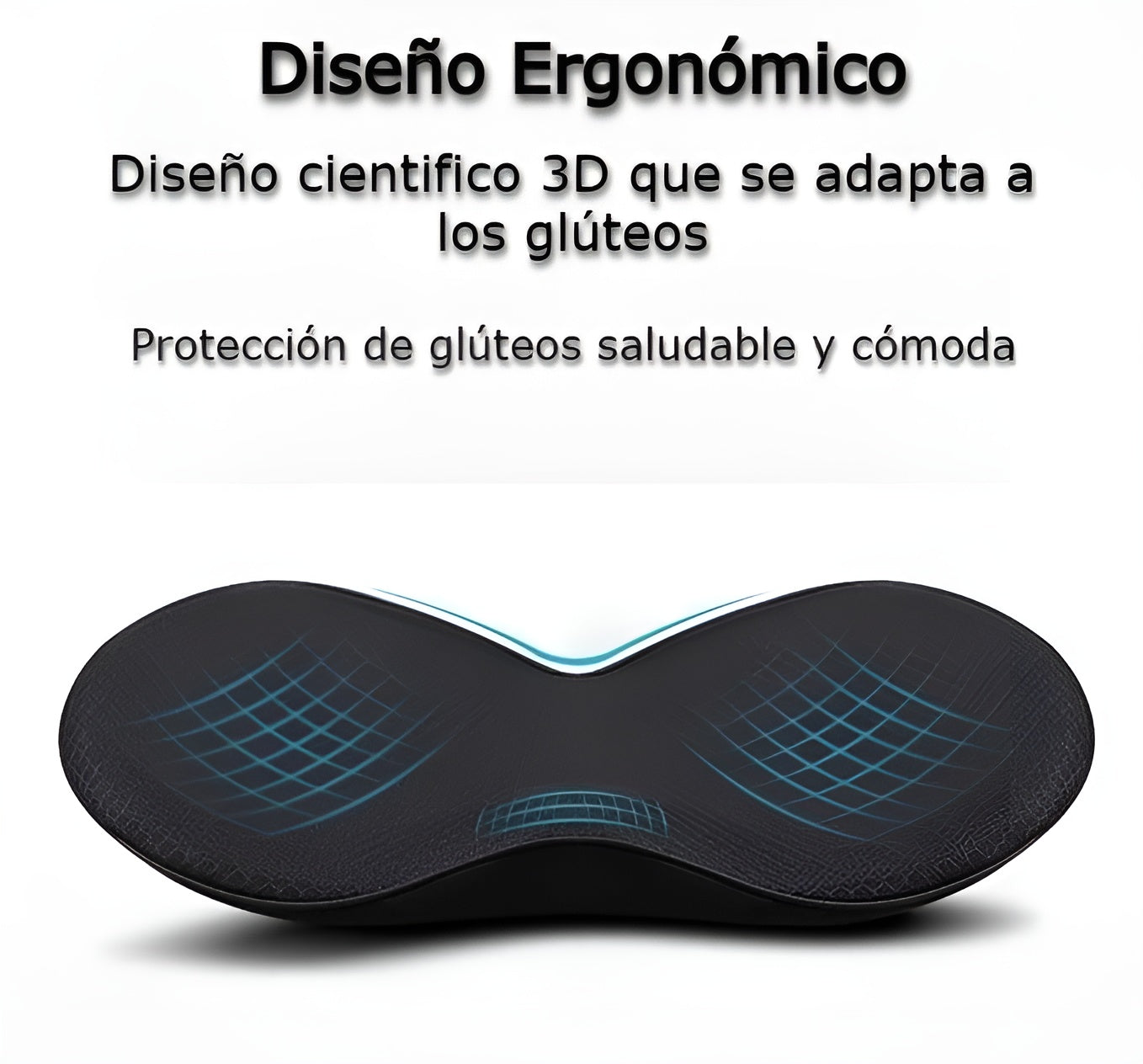 Cojin de espuma viscoelástica para asiento de carro – Vista de cerca del producto – NQLN Store