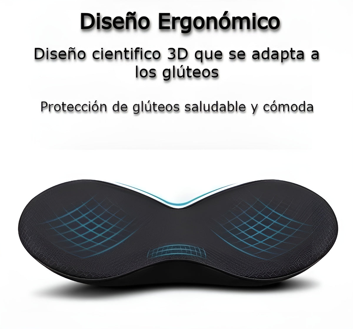 Cojin de espuma viscoelástica para asiento de carro – Vista de cerca del producto – NQLN Store