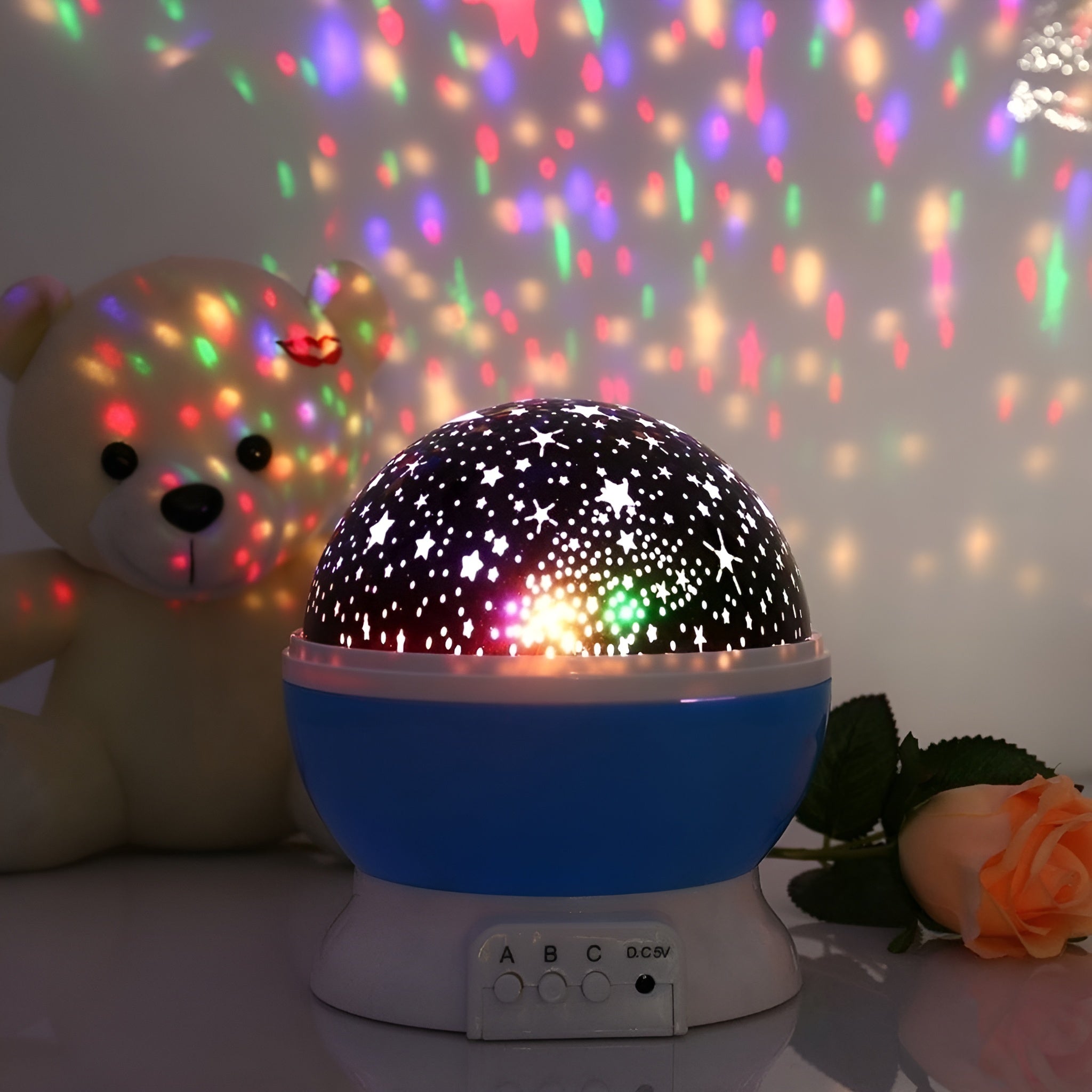 Proyector de luz nocturna con forma de estrellas – Tienda online NQLN Store Venezuela