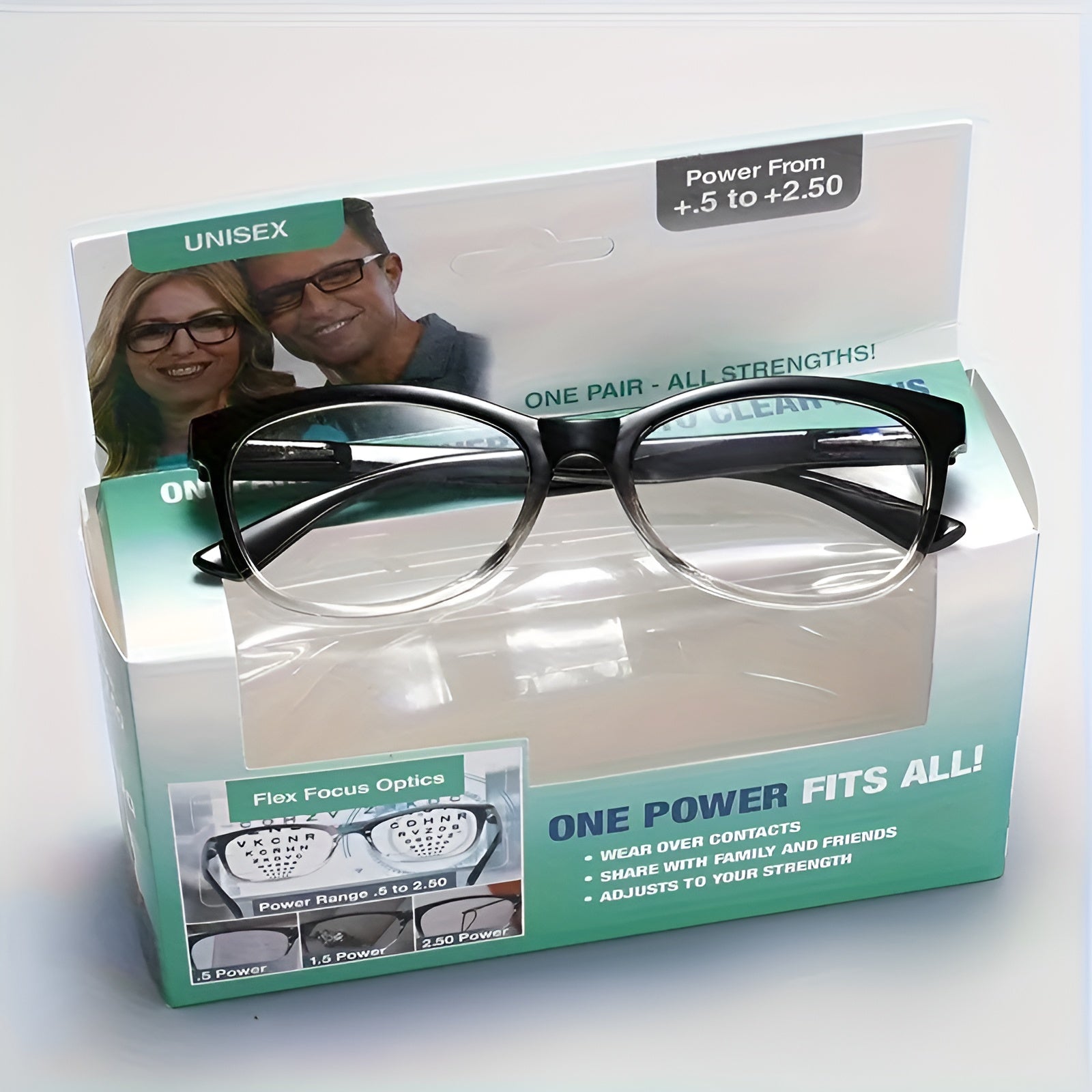 Lentes de ajuste automatico para lectura (+0.5 a +2.5) – Tienda online NQLN Store Venezuela