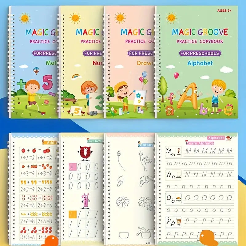 Cuaderno de escritura para niños (pack de 4) – NQLN Store Venezuela, tienda online con envío a todo el país