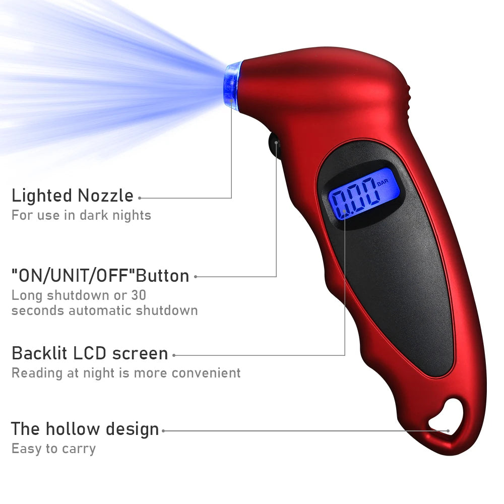 Calibre digital de presion para neumaticos – Envío a toda Venezuela – NQLN Store