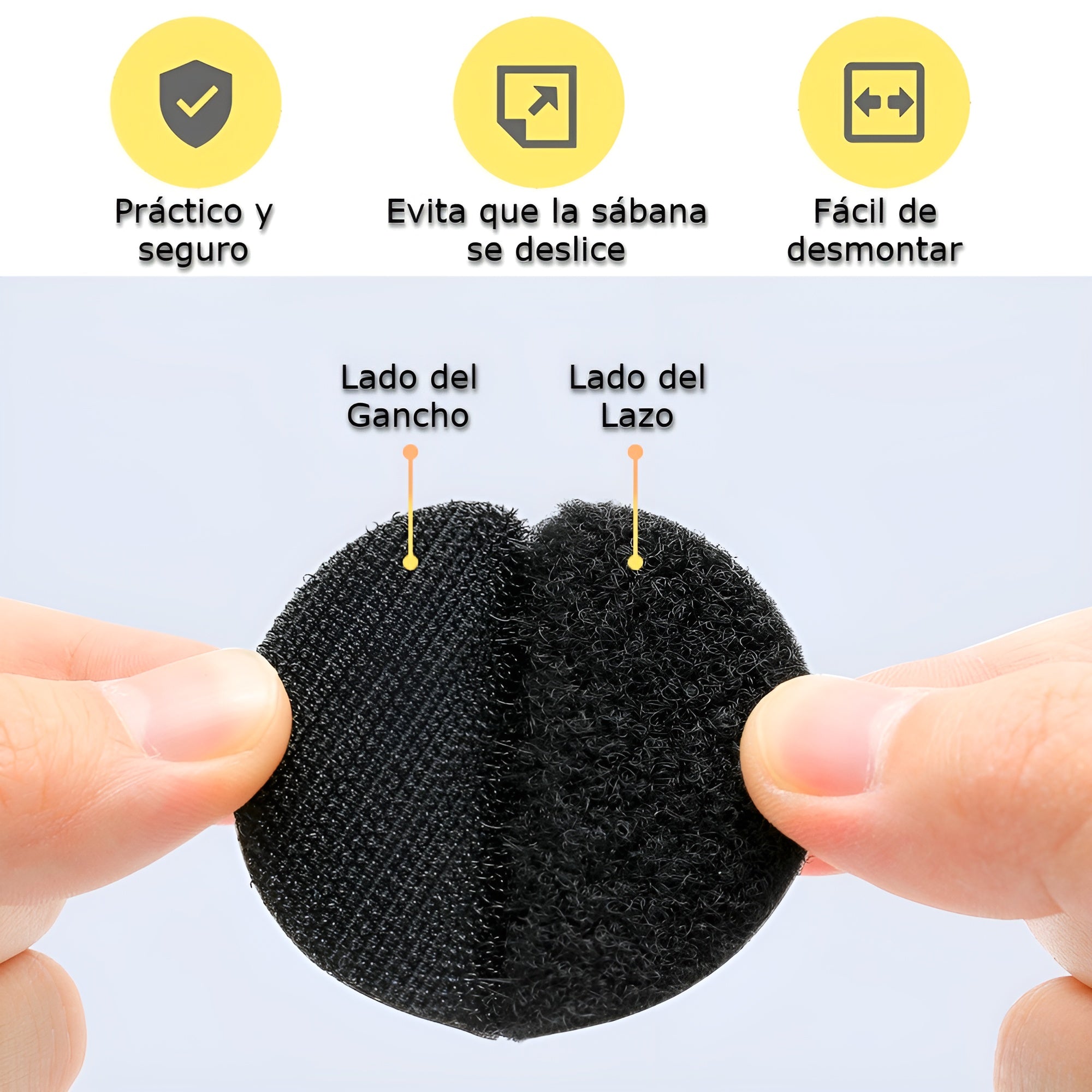 Pegatinas circulares de cierre mágico (50 unidades) – Comprar al mejor precio en NQLN Store Venezuela