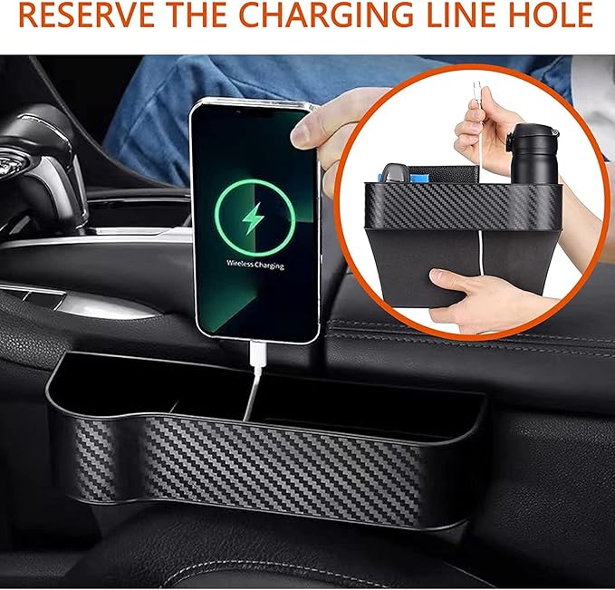 Organizador multifuncional para asiento de carro – Detalle de calidad y acabado – NQLN Store