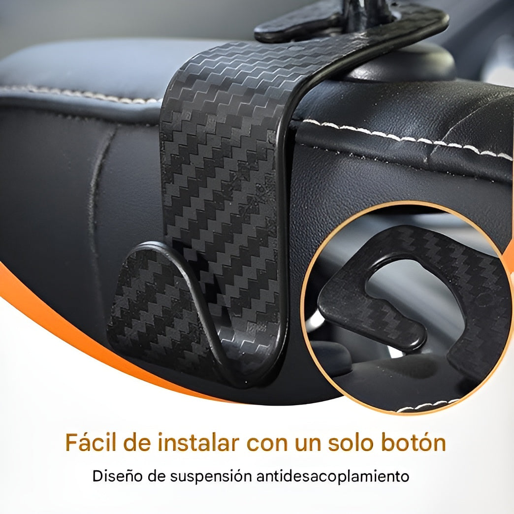 Gancho de Respaldo de Asiento de carro (Pack de 10) – Vista de cerca del producto – NQLN Store