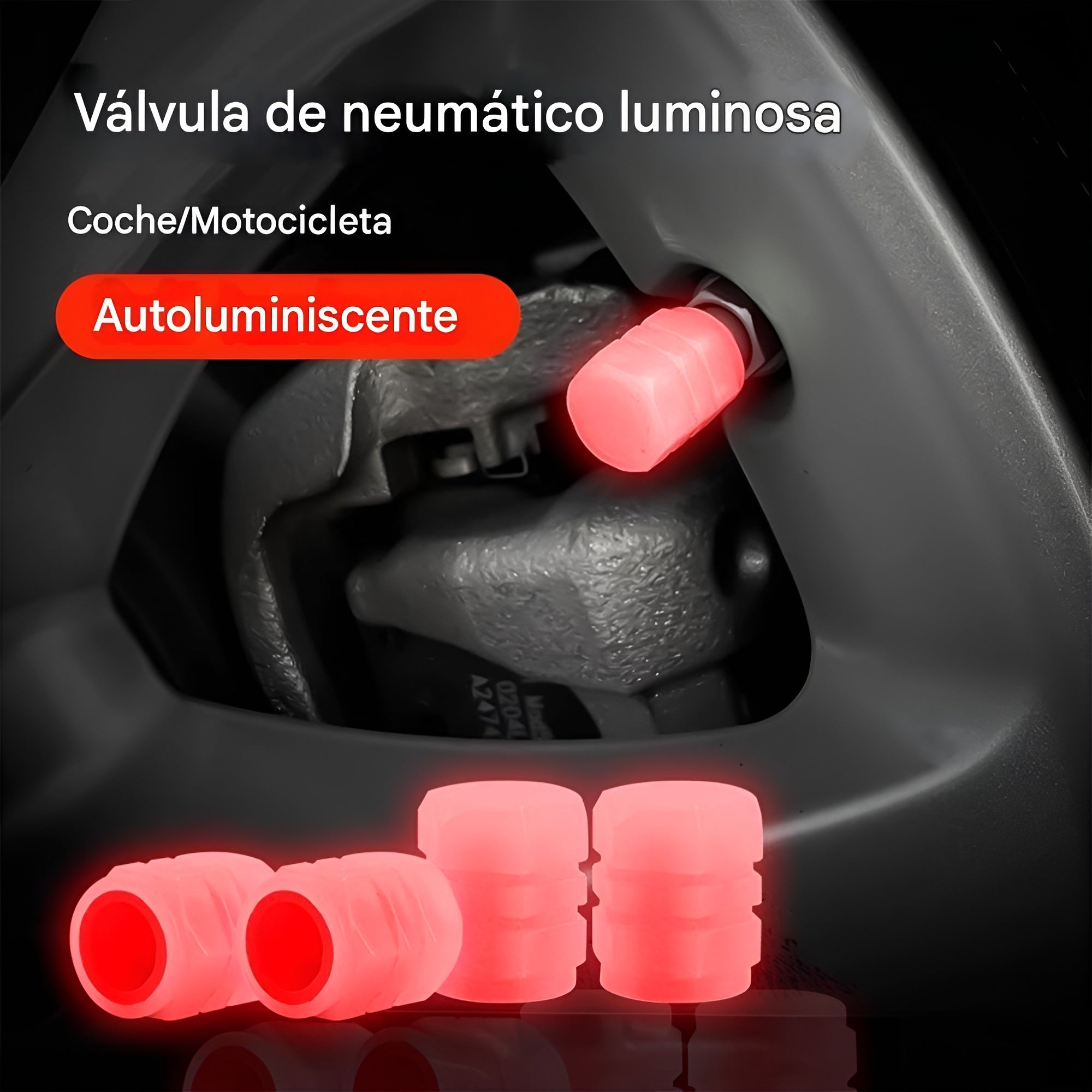 Tapa para válvula de caucho (Pack de 4) – Tienda online NQLN Store Venezuela
