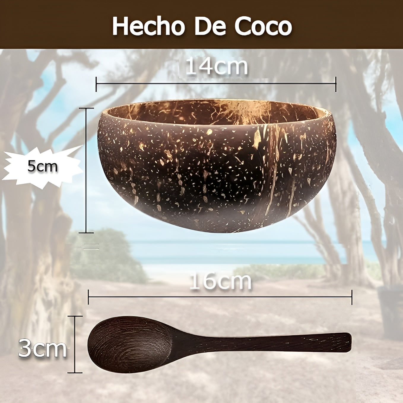 Tazon de madera – Vista detalle del producto – NQLN Store