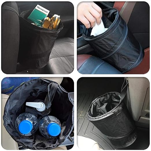 Papelera plegable para carro – Vista de cerca del producto – NQLN Store
