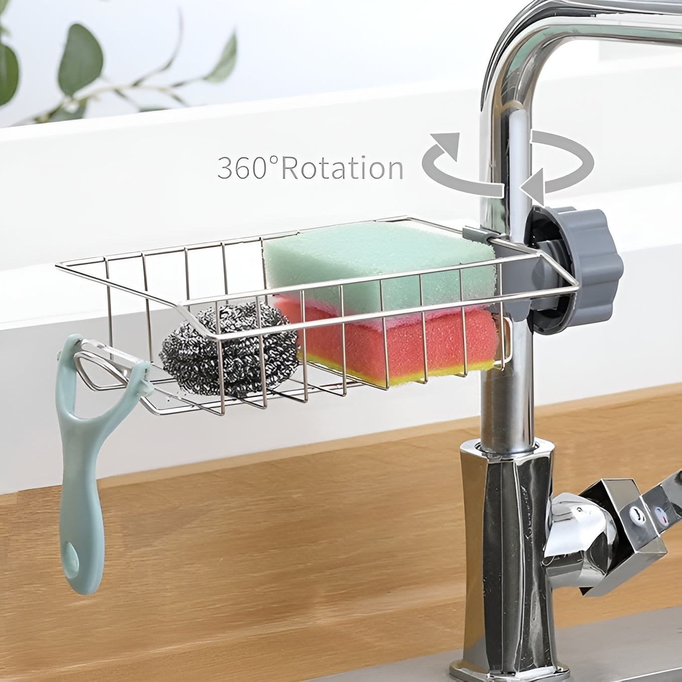 Soporte para esponja en grifo de acero inoxidable – Envío a toda Venezuela – NQLN Store