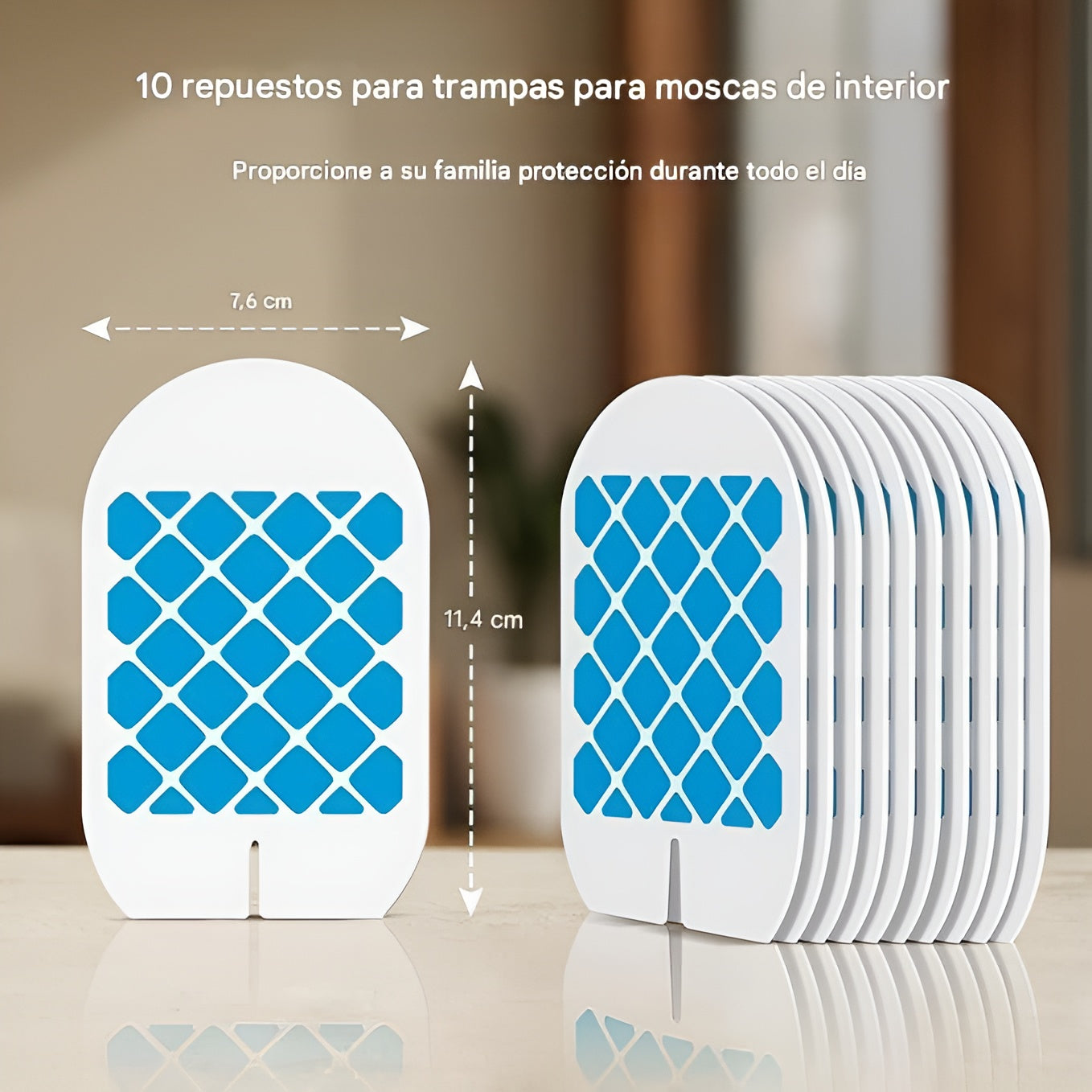 Repuesto para trampa insecto Vauli (10 unidades) – Detalle y presentación – NQLN Store Venezuela