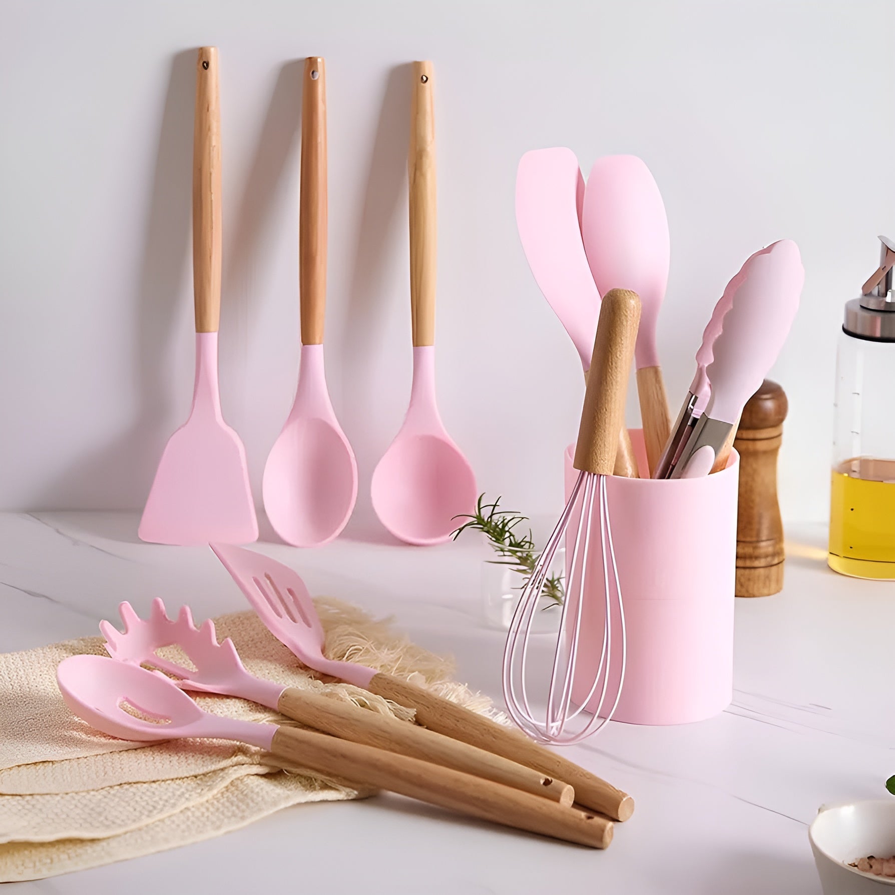 Juego de utensilios de cocina de silicona 11 unidades – Tienda online NQLN Store Venezuela
