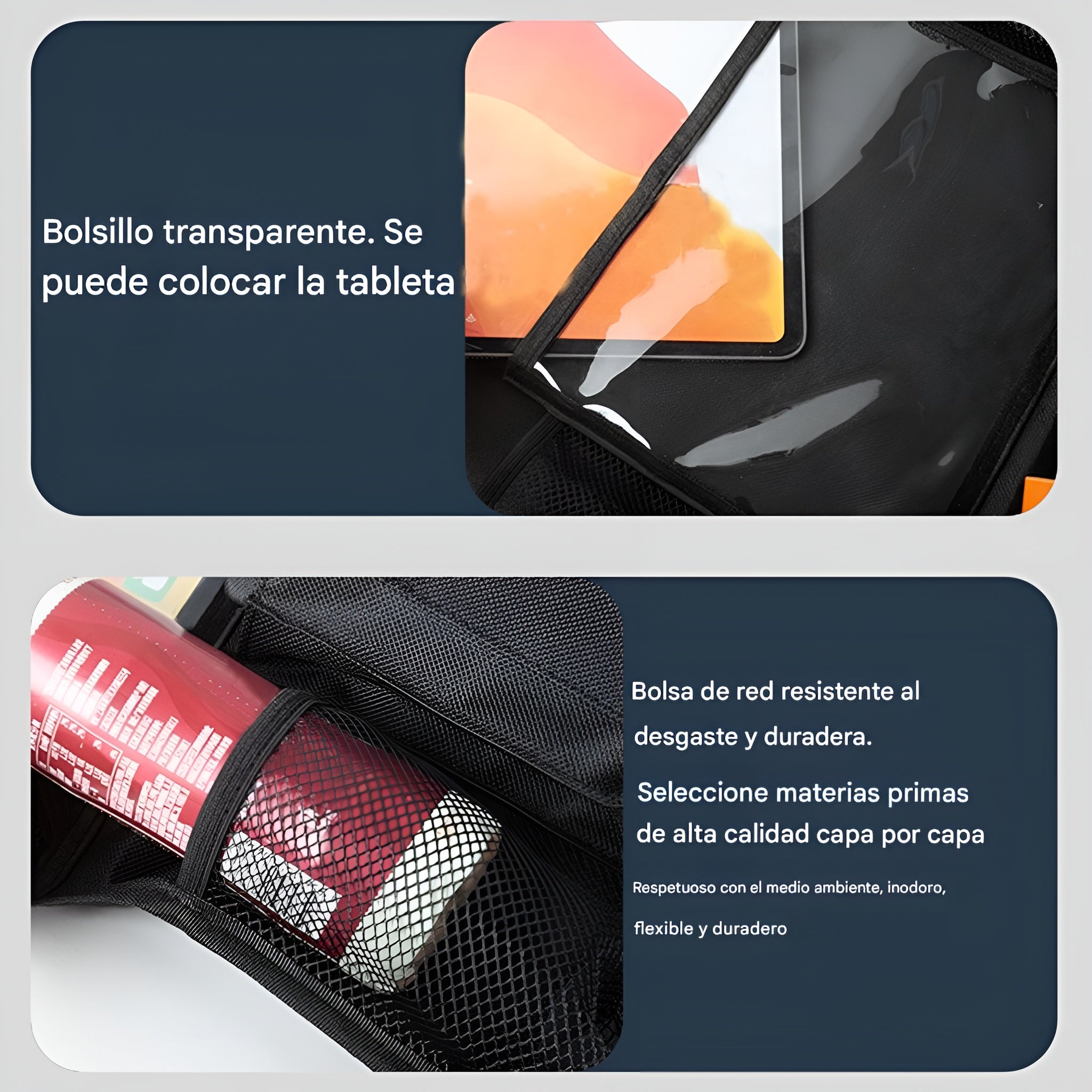 Organizador para asiento trasero de carro (1 unidad) – Envío a toda Venezuela – NQLN Store
