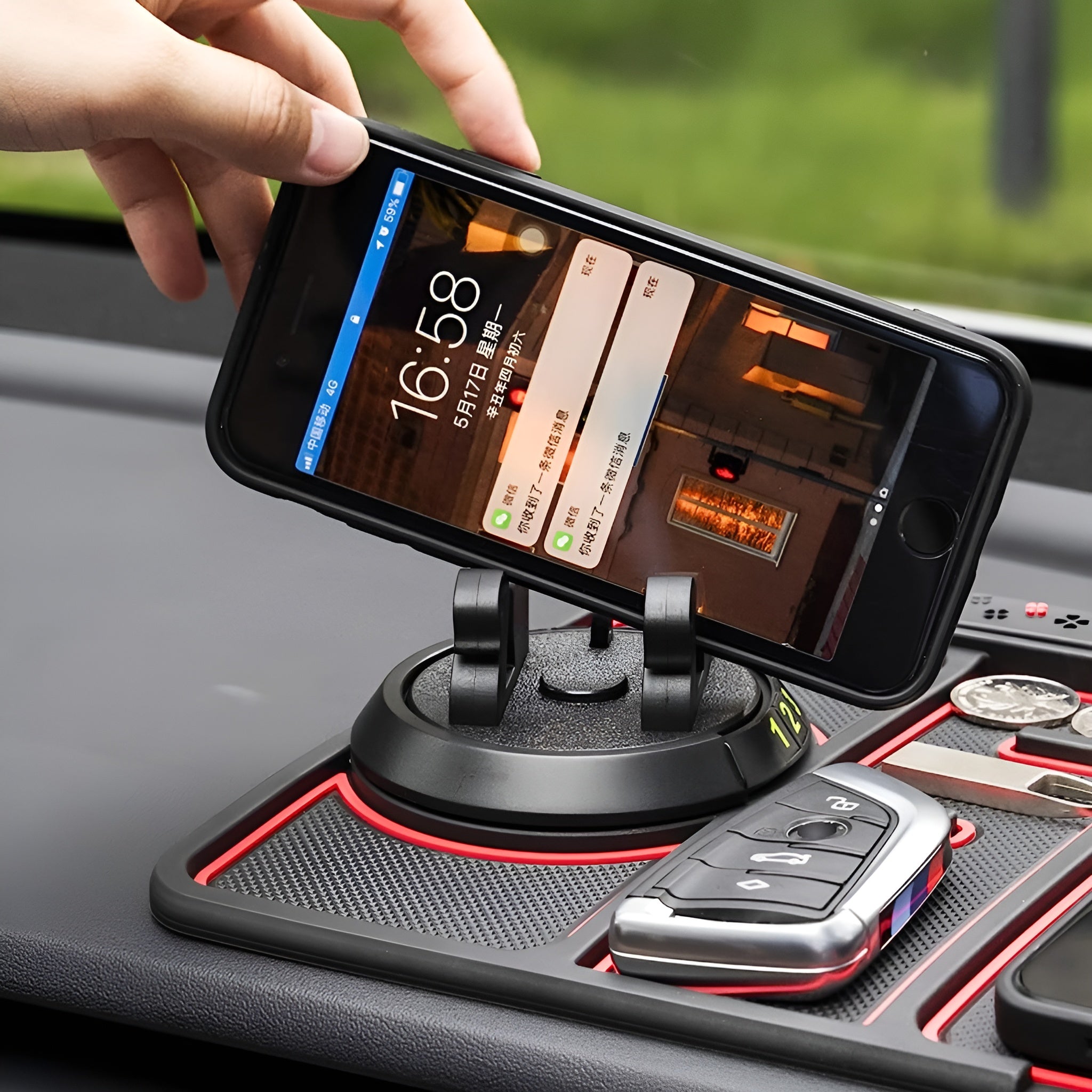Almohadilla antideslizante de telefono para carro – Presentación del producto – Comprar en NQLN Store
