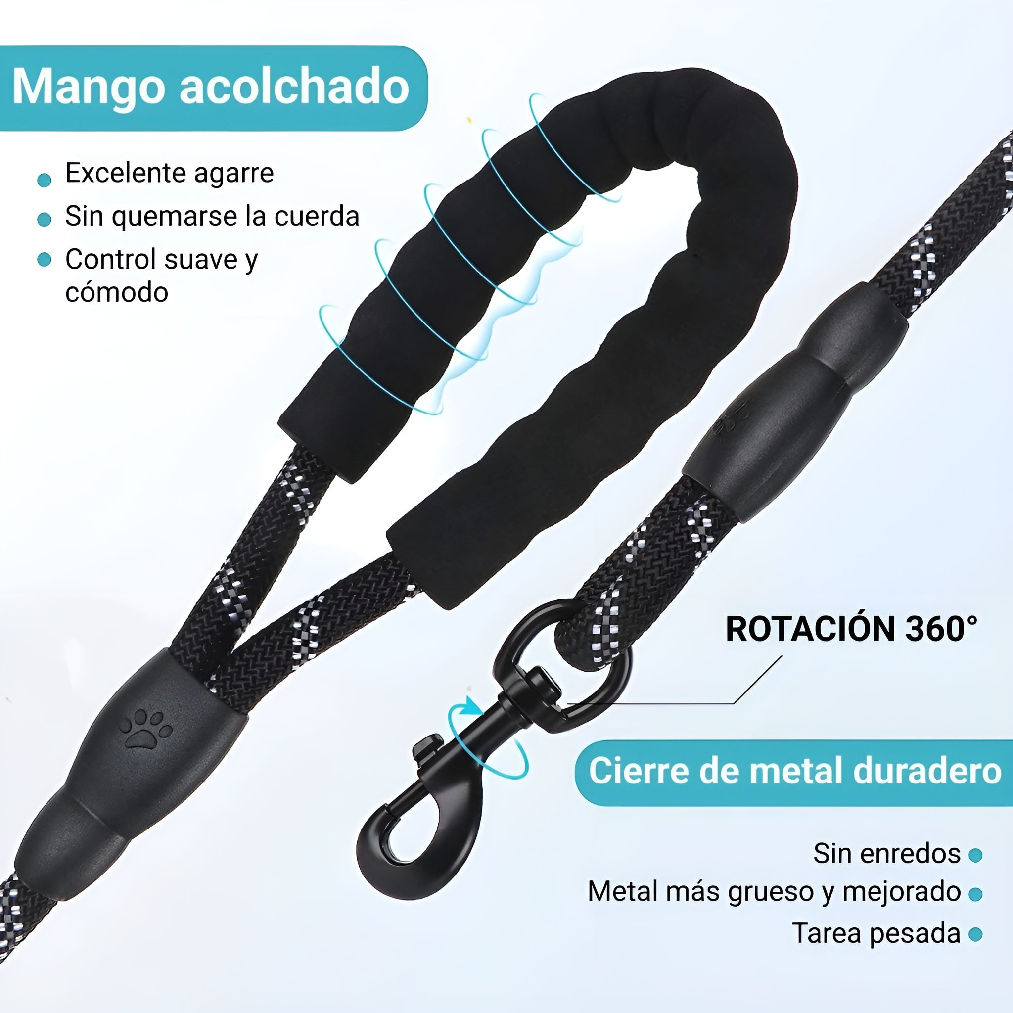 Correa para perro de nylon para paseo para mascota – Detalle de calidad y acabado – NQLN Store