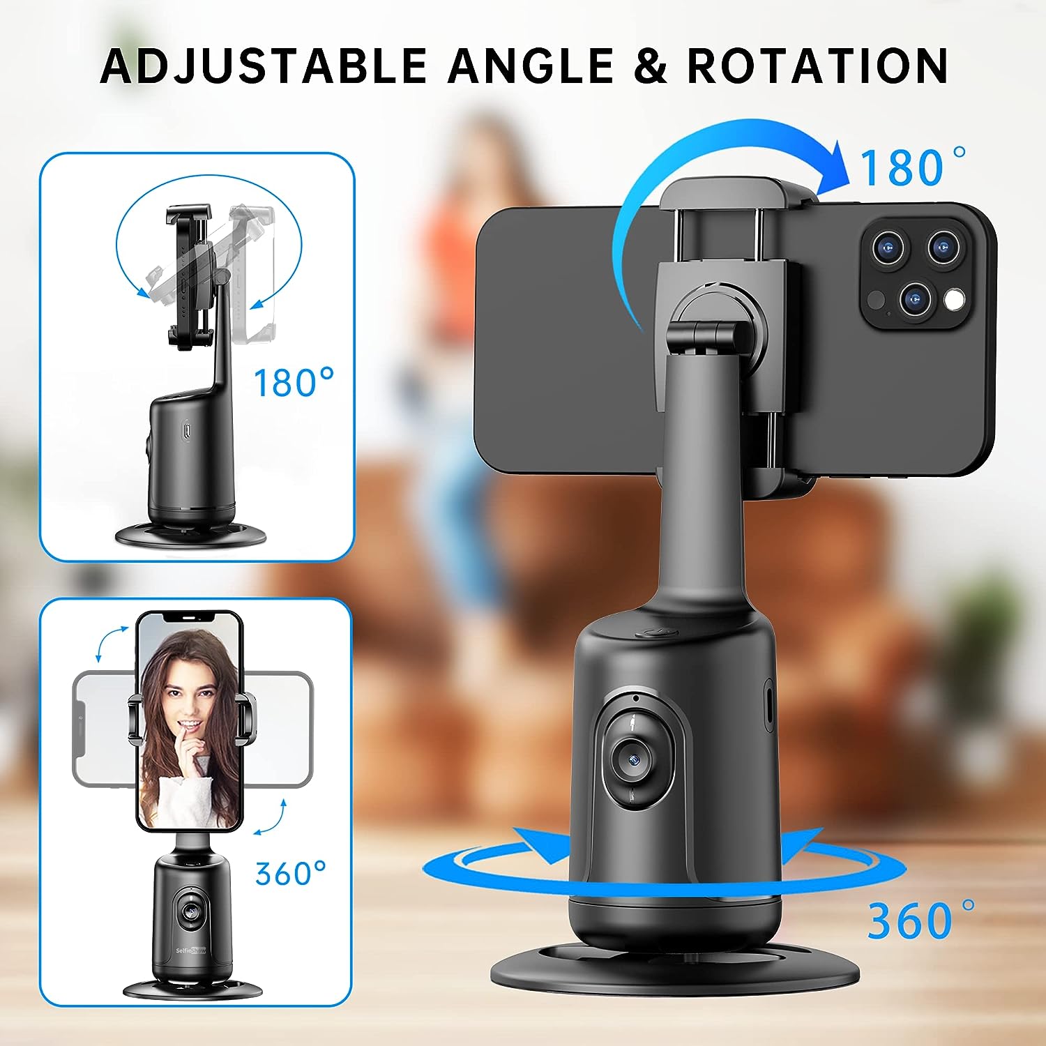 Soporte para teléfono con seguimiento automático – Envío a toda Venezuela – NQLN Store