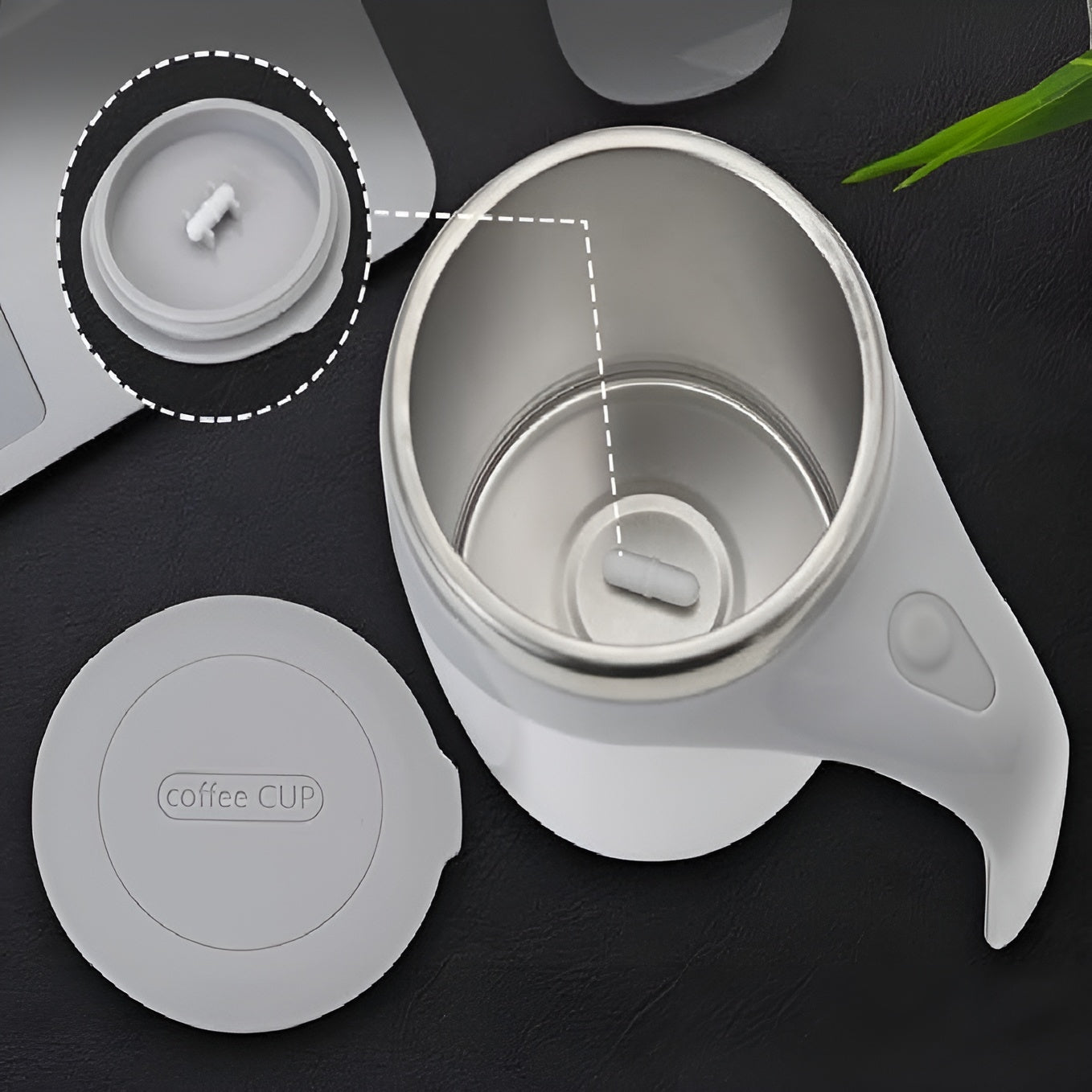 Taza de café con agitación automática – Comprar al mejor precio en NQLN Store Venezuela