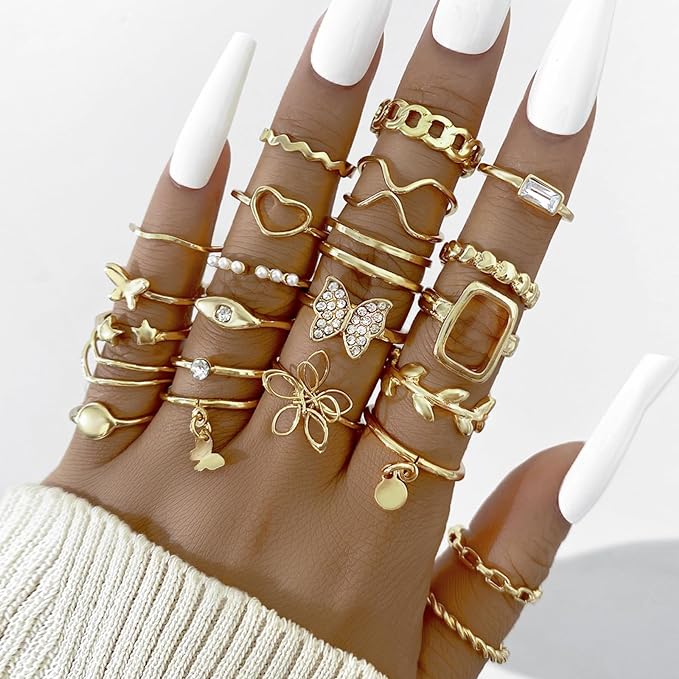 Set de anillos 23 piezas – Disponible en NQLN Store con envío gratis desde $20