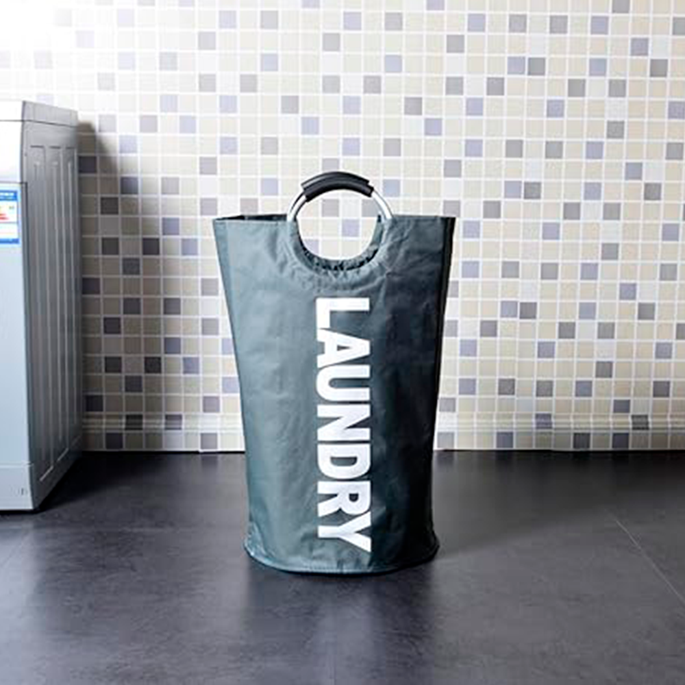 Cesta de tela para ropa sucia con mango de aluminio – Comprar al mejor precio en NQLN Store Venezuela